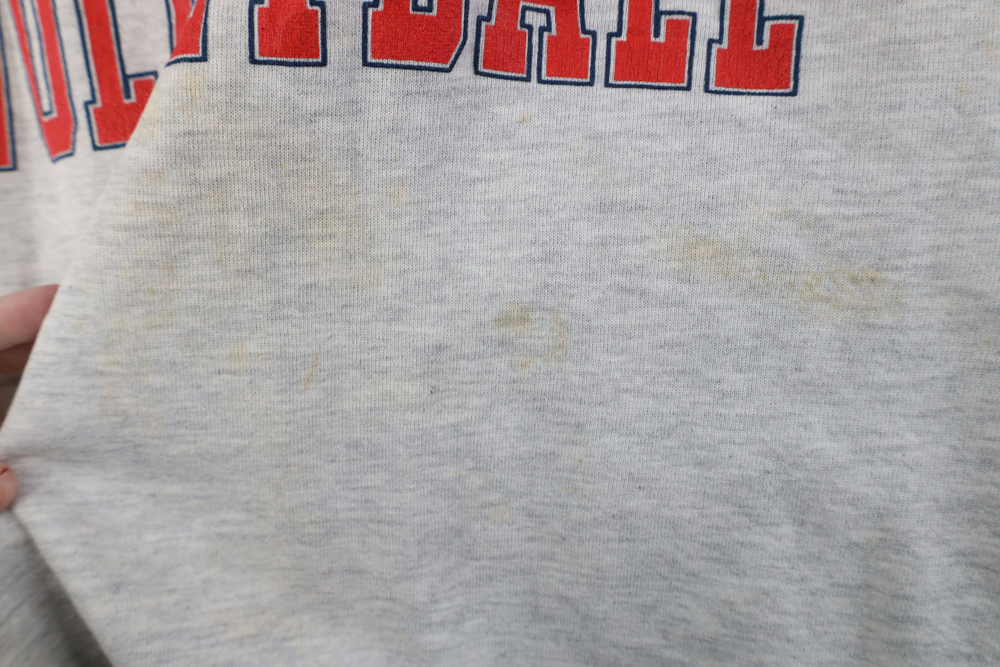 Russell Athletic Vintage 90s Russell Athletic Volleyball Sweatshirt Gray USA Size L / US 10 / IT 46 - 5 Thumbnail