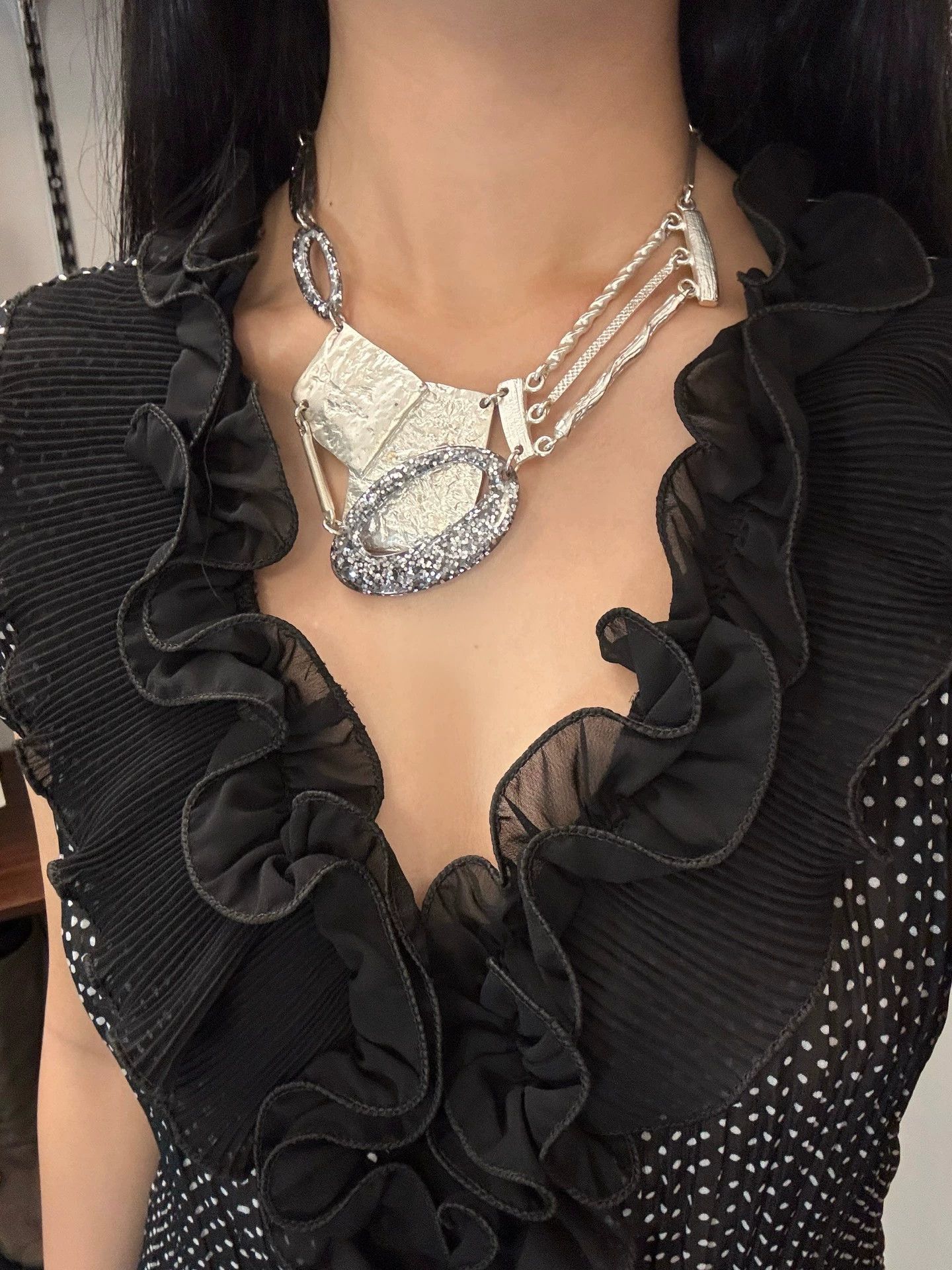 Vintage French Vintage Oversized Necklace Size ONE SIZE - 1 Thumbnail