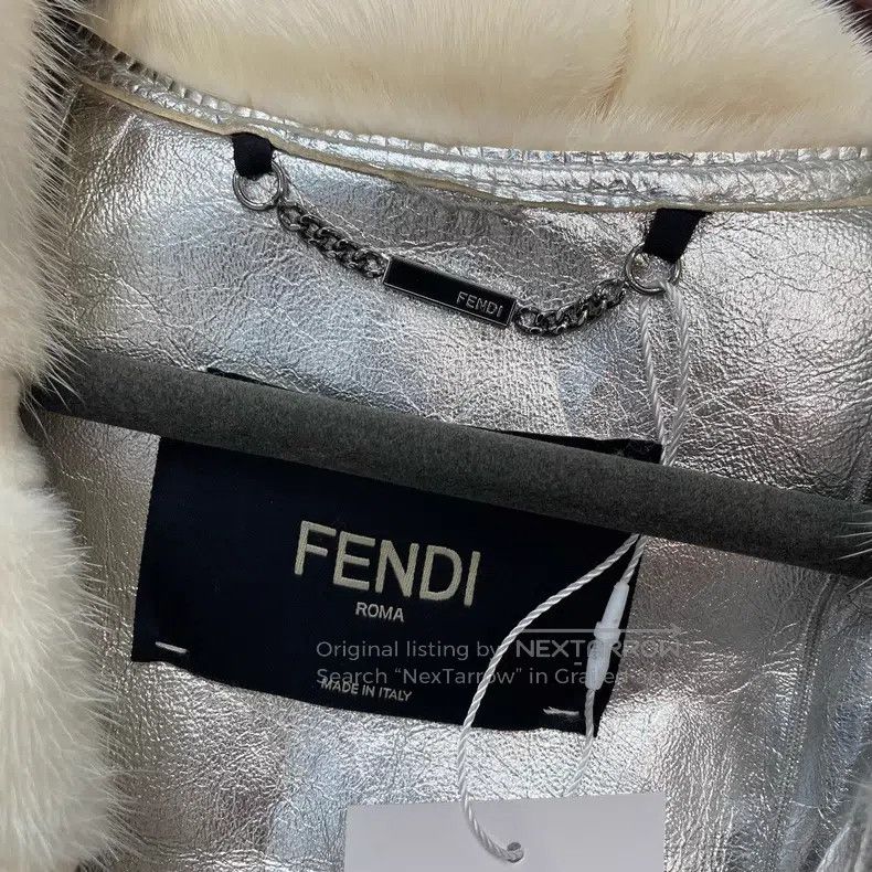 Fendi Fendi White Mink Fur Vest Size S / US 4 / IT 40 - 3 Thumbnail