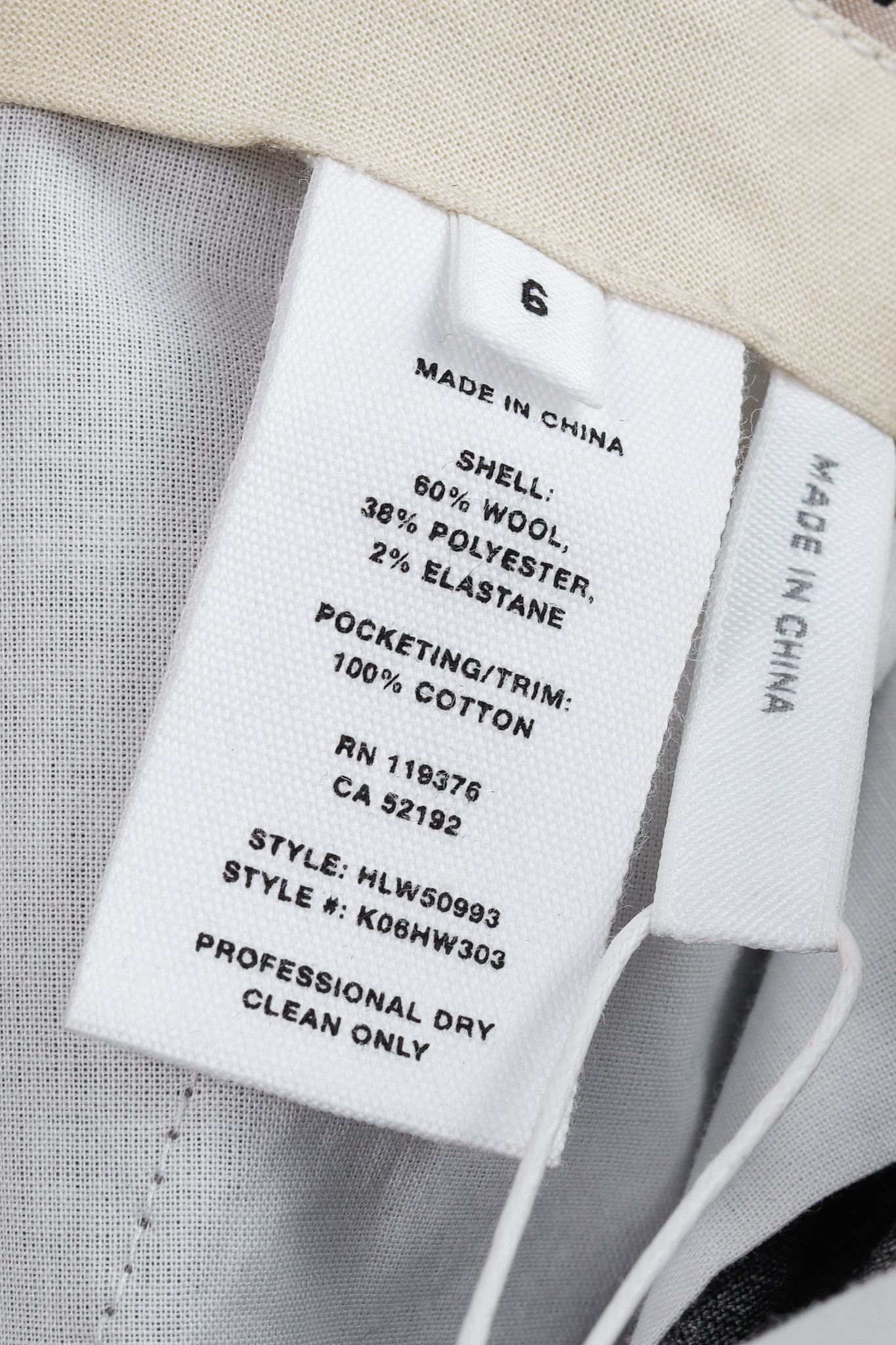 Helmut Lang Helmut Lang AW/20 Melange Tela Suiting Trouser Skirt Size 28" / US 6 / IT 42 - 12 Thumbnail