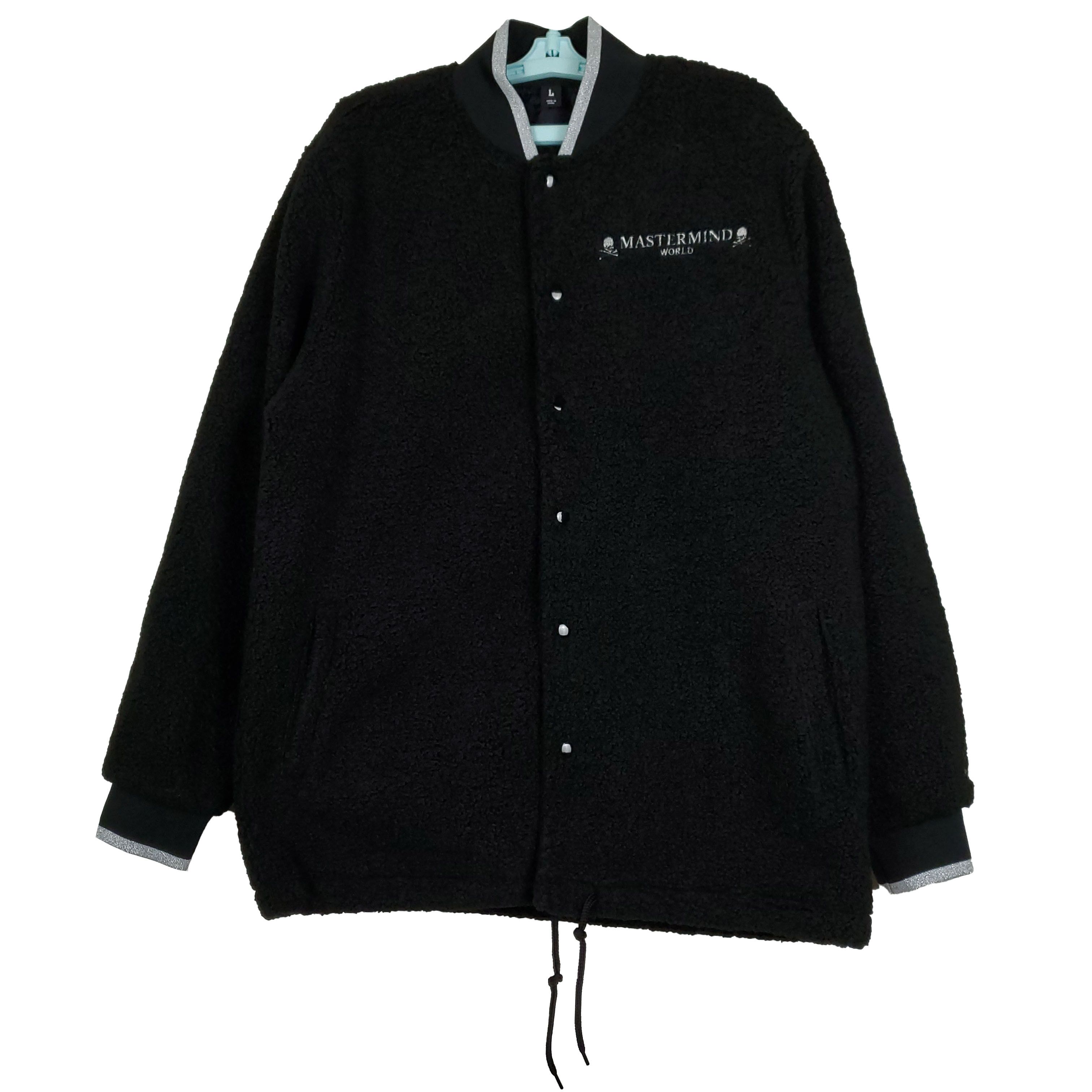 Mitchell Ness Mastermind World Sherpa Jacket Black L Large New Grailed