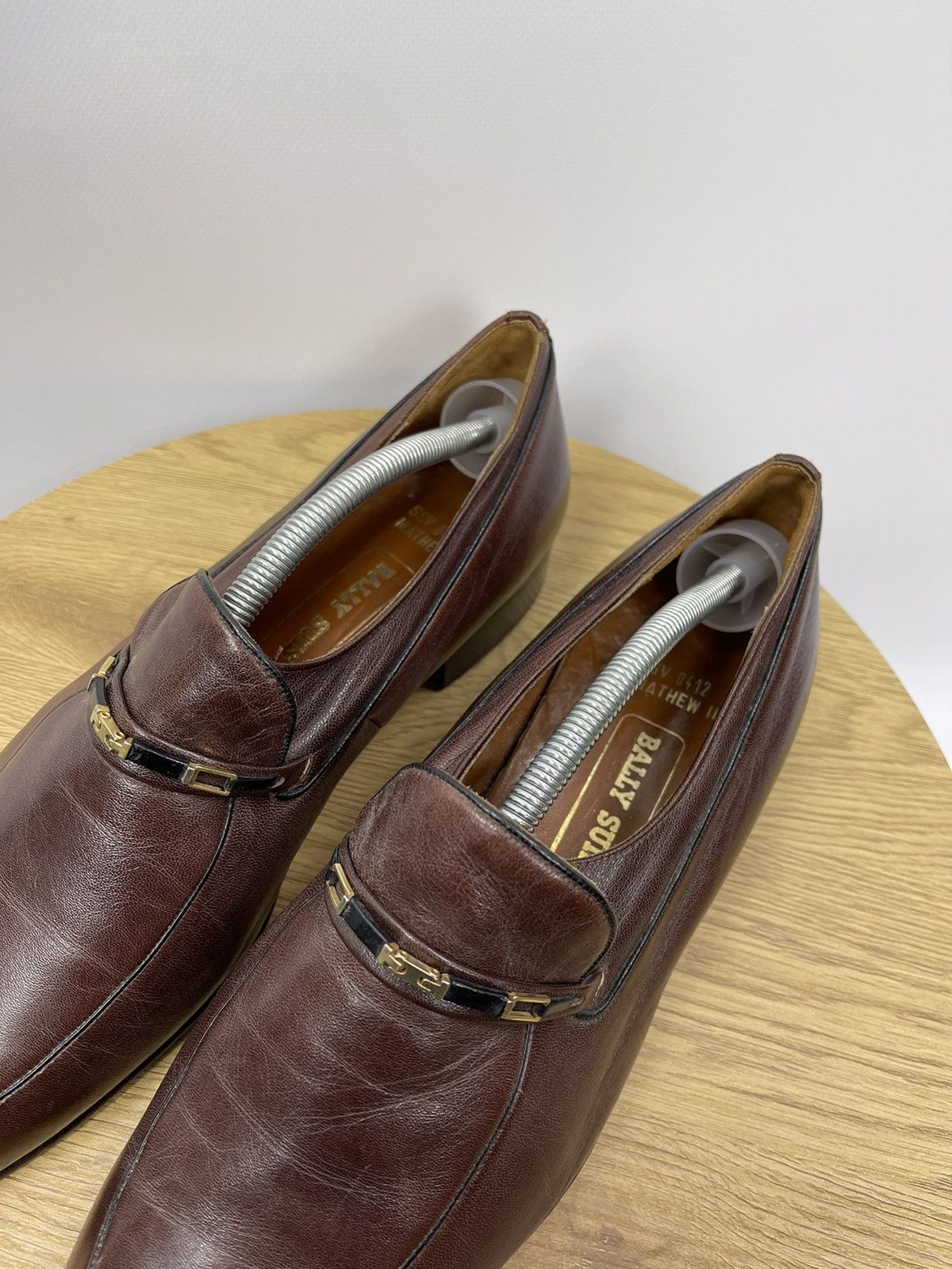 Bally Bally Suisse Loafer Shoes Size 10 Brown Leather Vintage Size US 10 / EU 43 - 3 Thumbnail