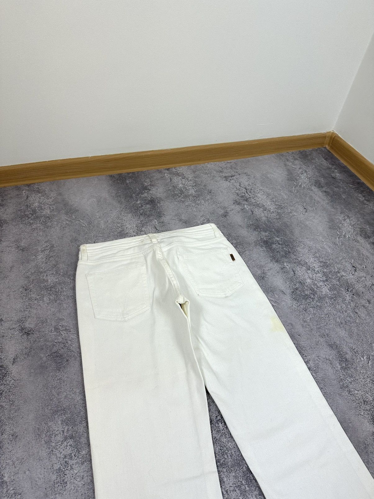 Dolce & Gabbana Vintage Dolce & Gabbana Luxury Designer White Jeans Pants Size 27" / US 4 / IT 40 - 8 Thumbnail