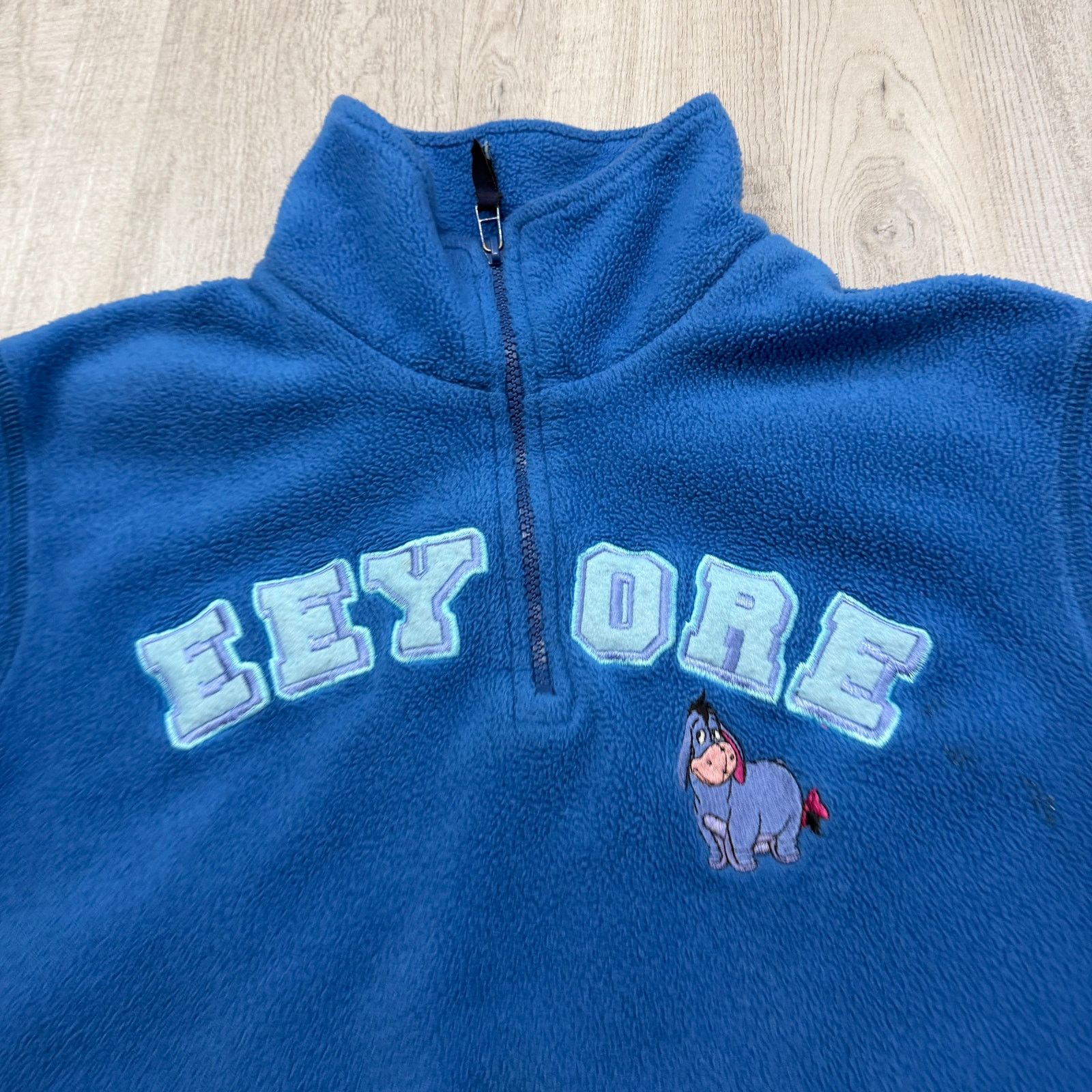 Disney Vintage Disney Eeyore Fleece Sweatshirt Women's Large Blue Size L / US 10 / IT 46 - 3 Thumbnail