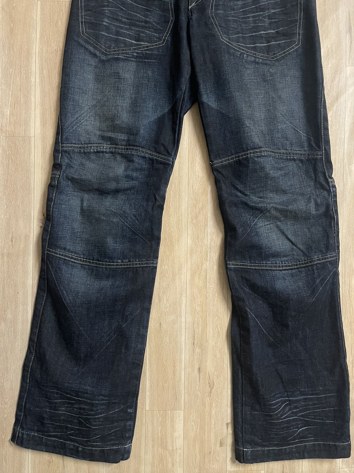 Marithe + Francois Girbaud Marithe + Francois Girbaud Biker Denim W33 L43.5 Rare Punk Size US 33 - 6 Thumbnail