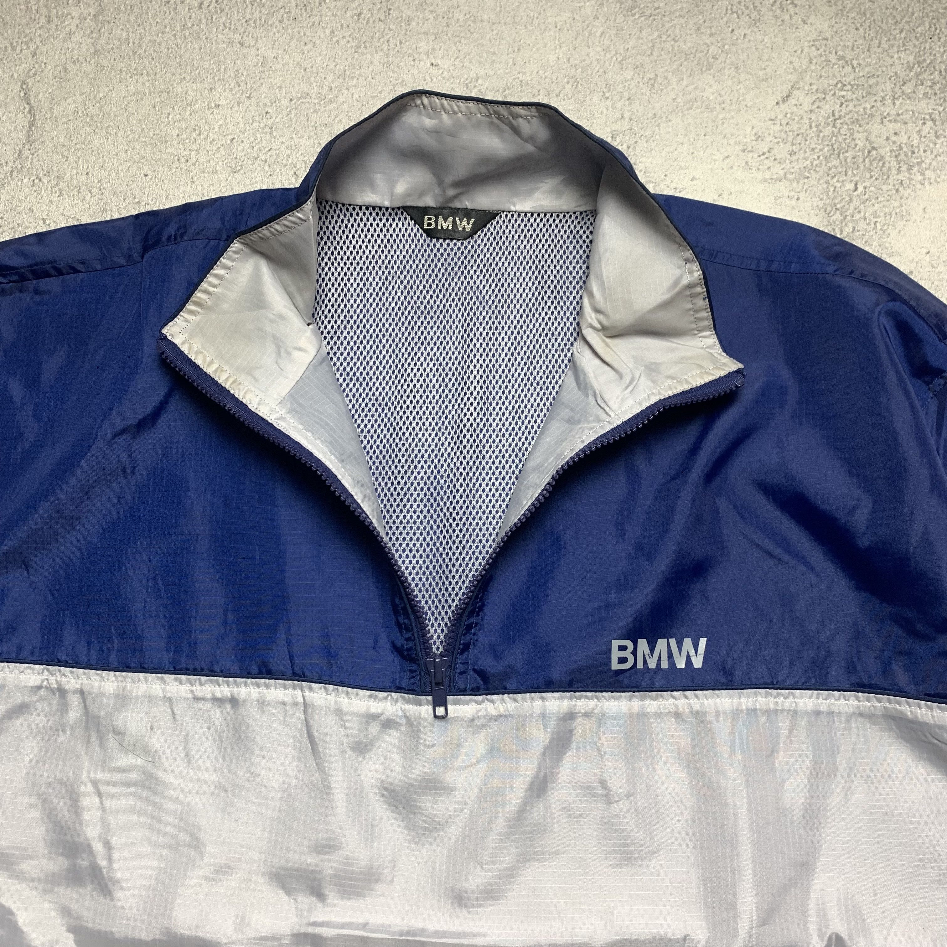 BMW Vintage BMW Half Zip Windbreaker Jacket Size US XL / EU 56 / 4 - 7 Thumbnail
