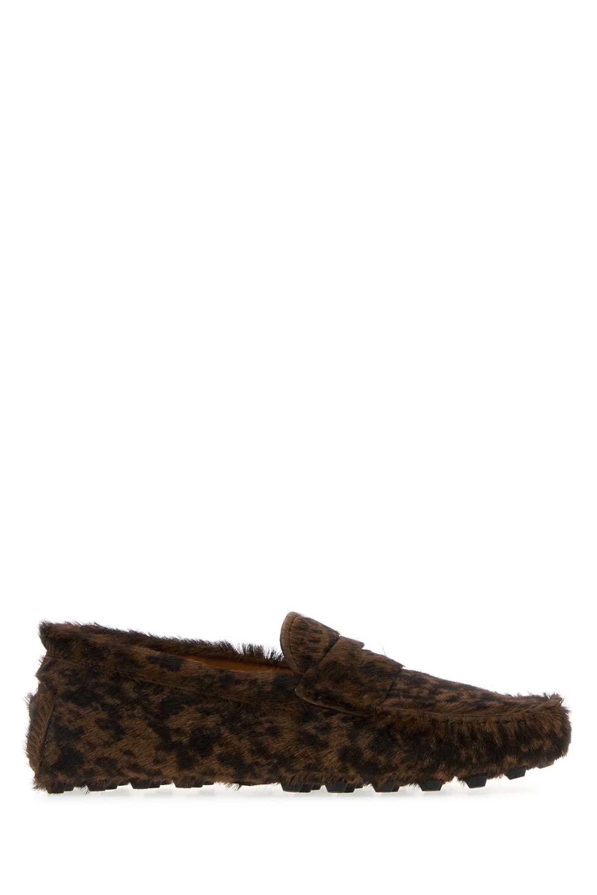 Tod's Printed Calf Hair Loafers Size US 10 / IT 40 - 1 Thumbnail
