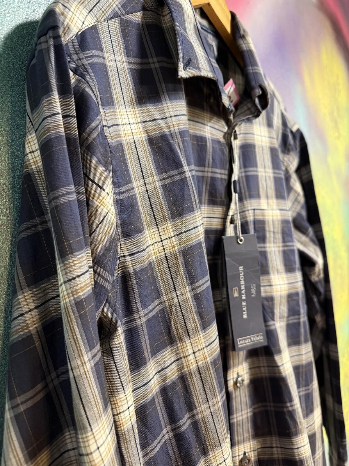 Other Blue harbour Men’s luxury Fabric Check shirt Size US M / EU 48-50 / 2 - 3 Thumbnail
