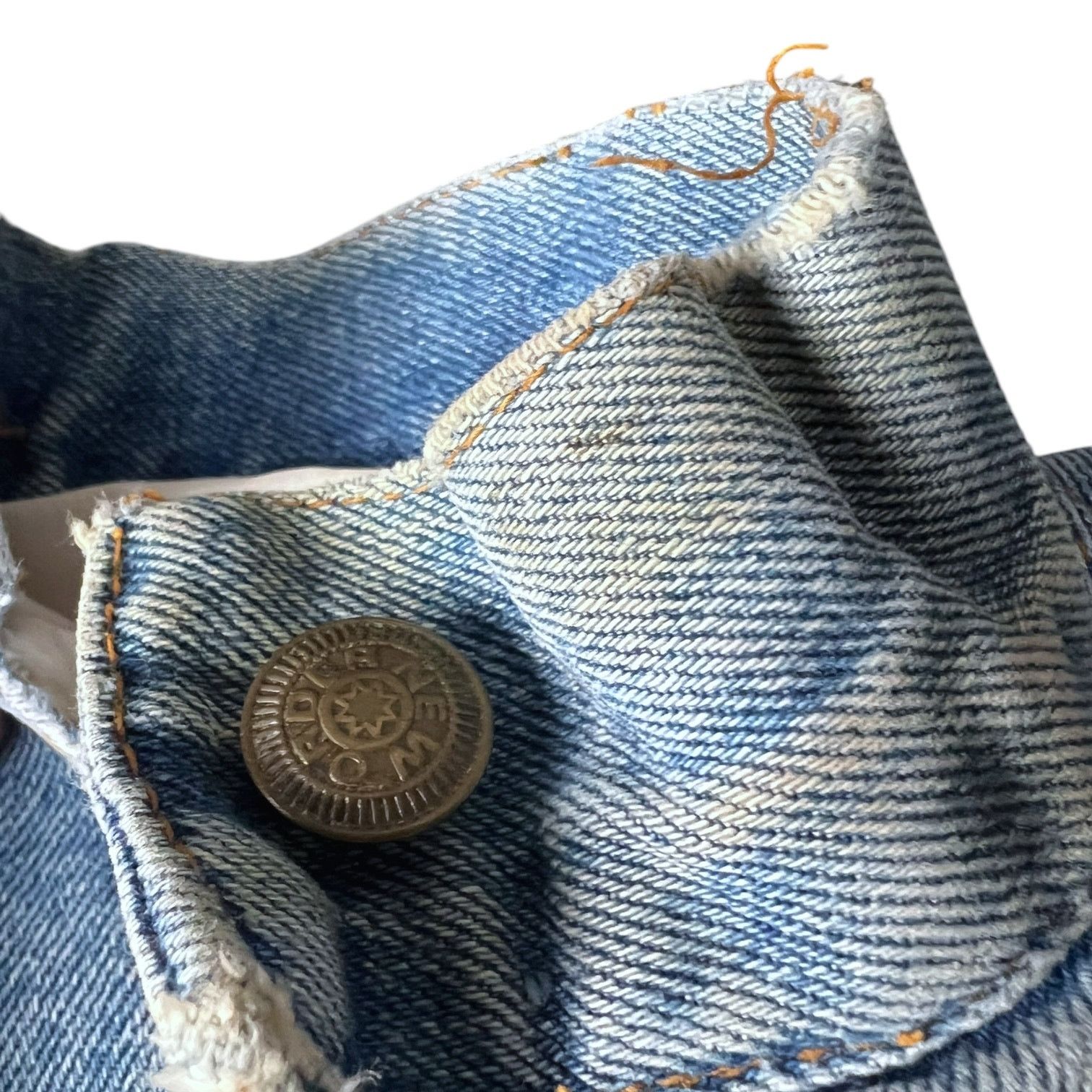 New Order Vintage 80s New Order Outerwear Hooded Youth Denim Jacket L Size US L / EU 52-54 / 3 - 3 Thumbnail