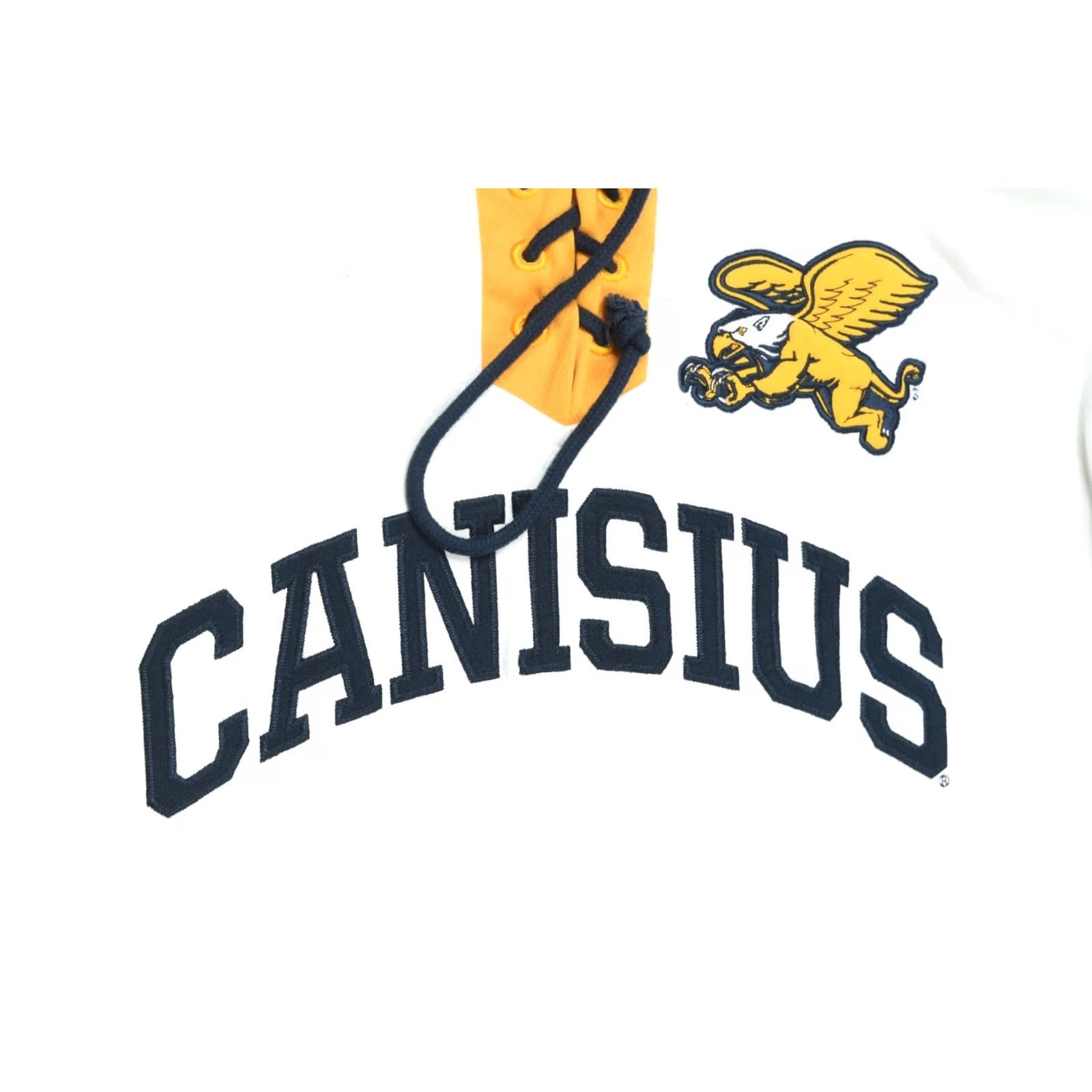 Champion Champion Canisius College Golden Griffins Hoodie Mens 2XL White Pullover Size US XXL / EU 58 / 5 - 4 Thumbnail