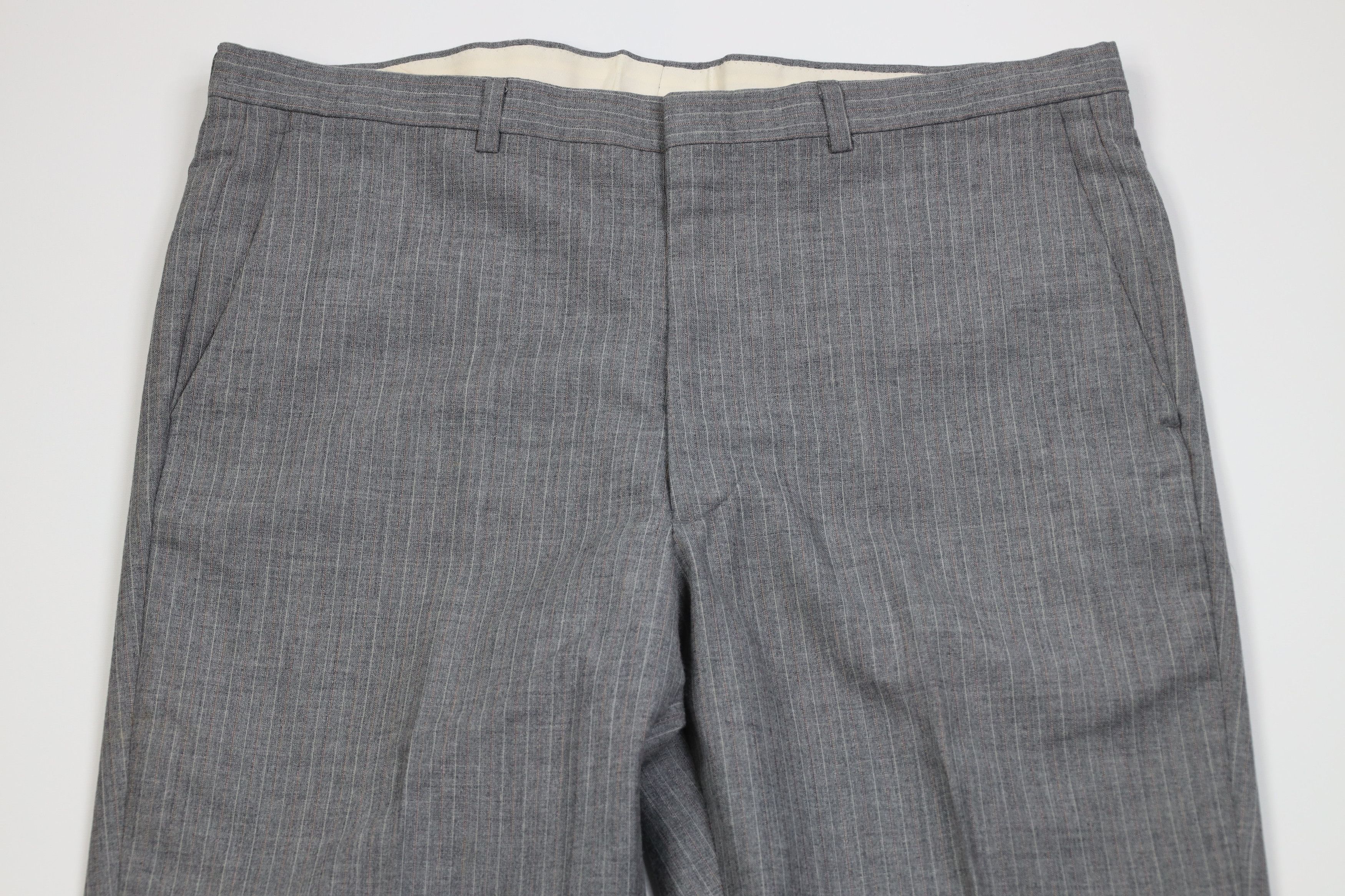 Vintage Vintage 70s Streetwear Blend Knit Bell Bottoms Chino Pants Size US 36 / EU 52 - 2 Thumbnail