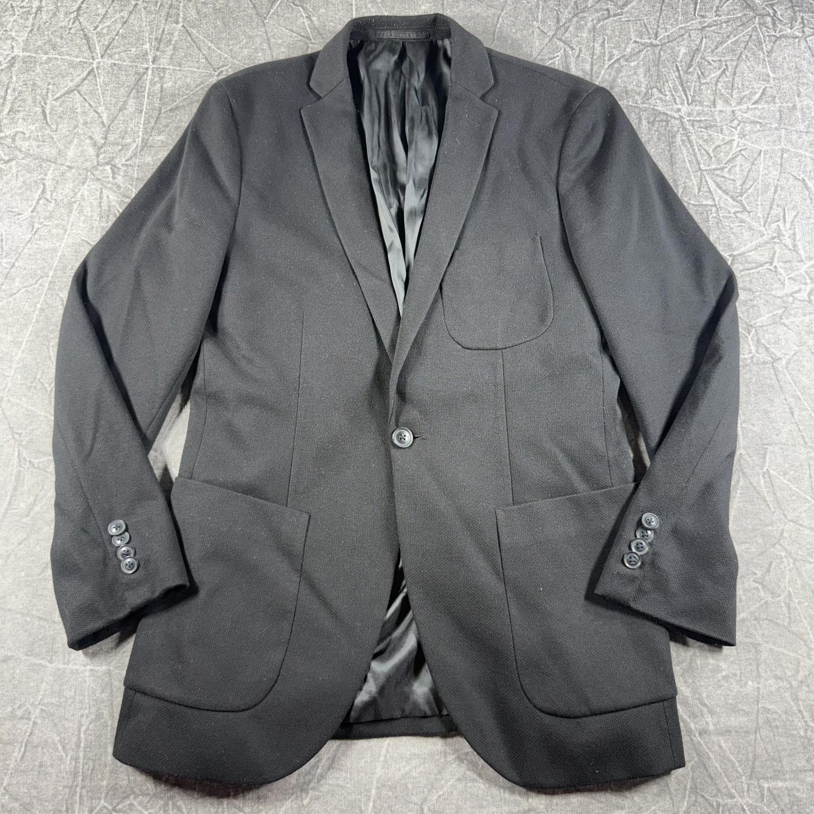 Topman Topman Blazer Men's 38R Black Size 38R - 1 Thumbnail