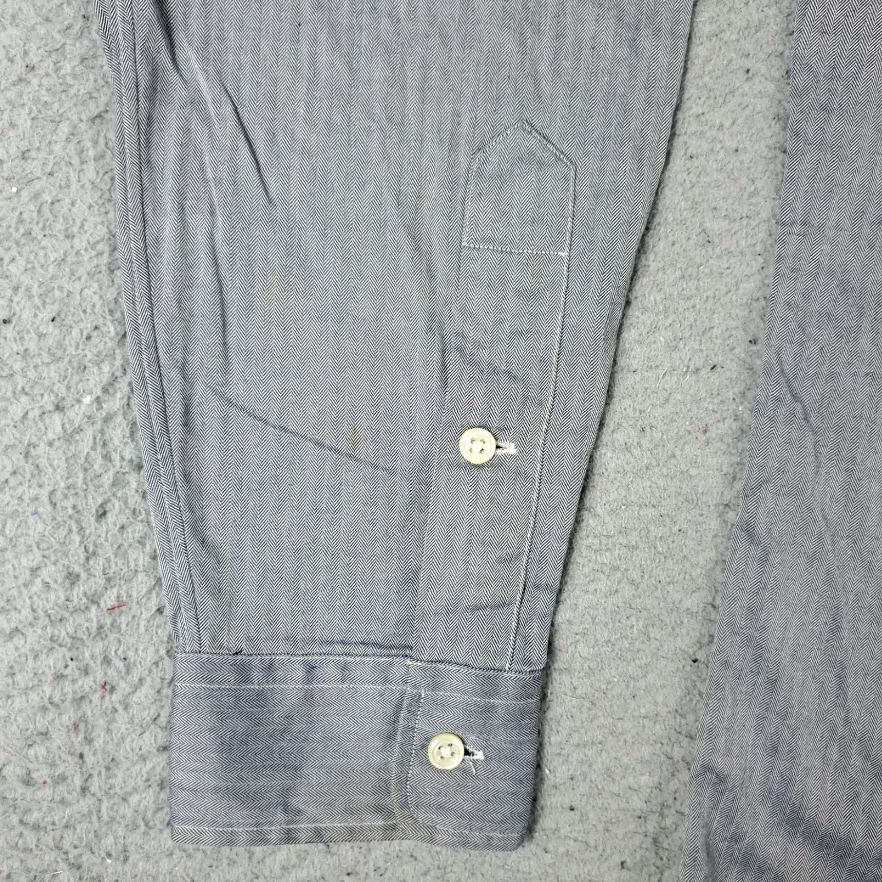 Ralph Lauren Ralph Lauren Gray Button-Up Shirt Mens Medium Long Sleeve Regular Fit Size US M / EU 48-50 / 2 - 4 Thumbnail