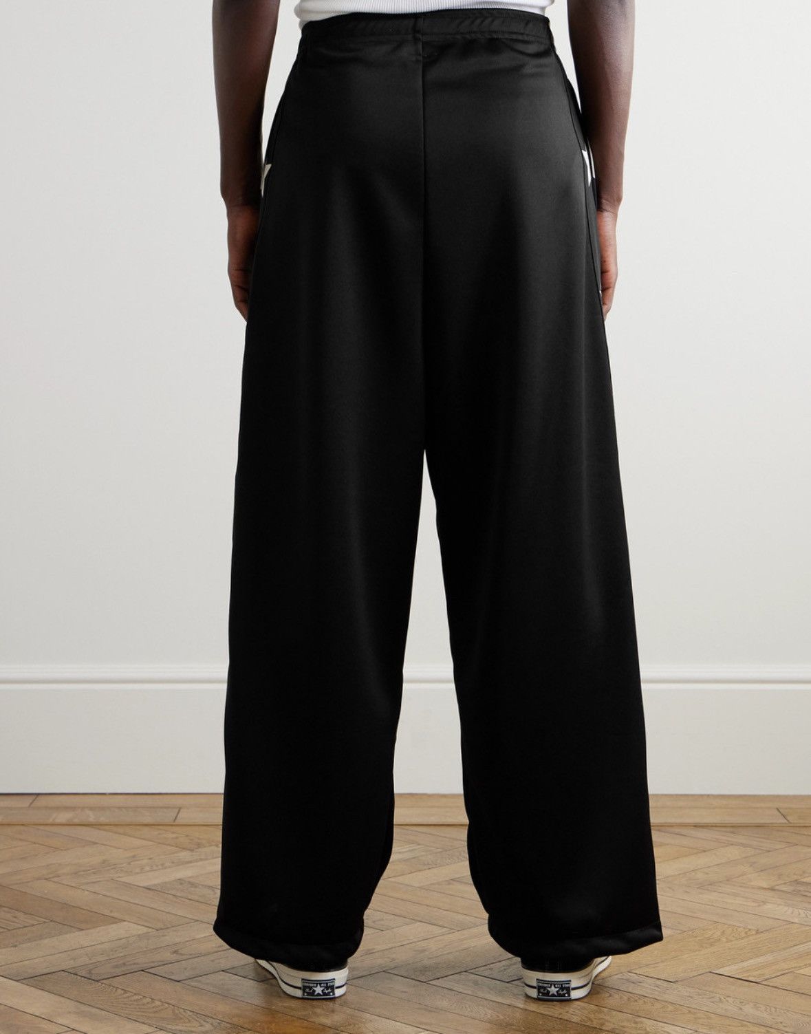 Kapital KAPITAL Straight-Leg Pleated Appliquéd Striped Track Pants Size US 32 / EU 48 - 4 Thumbnail