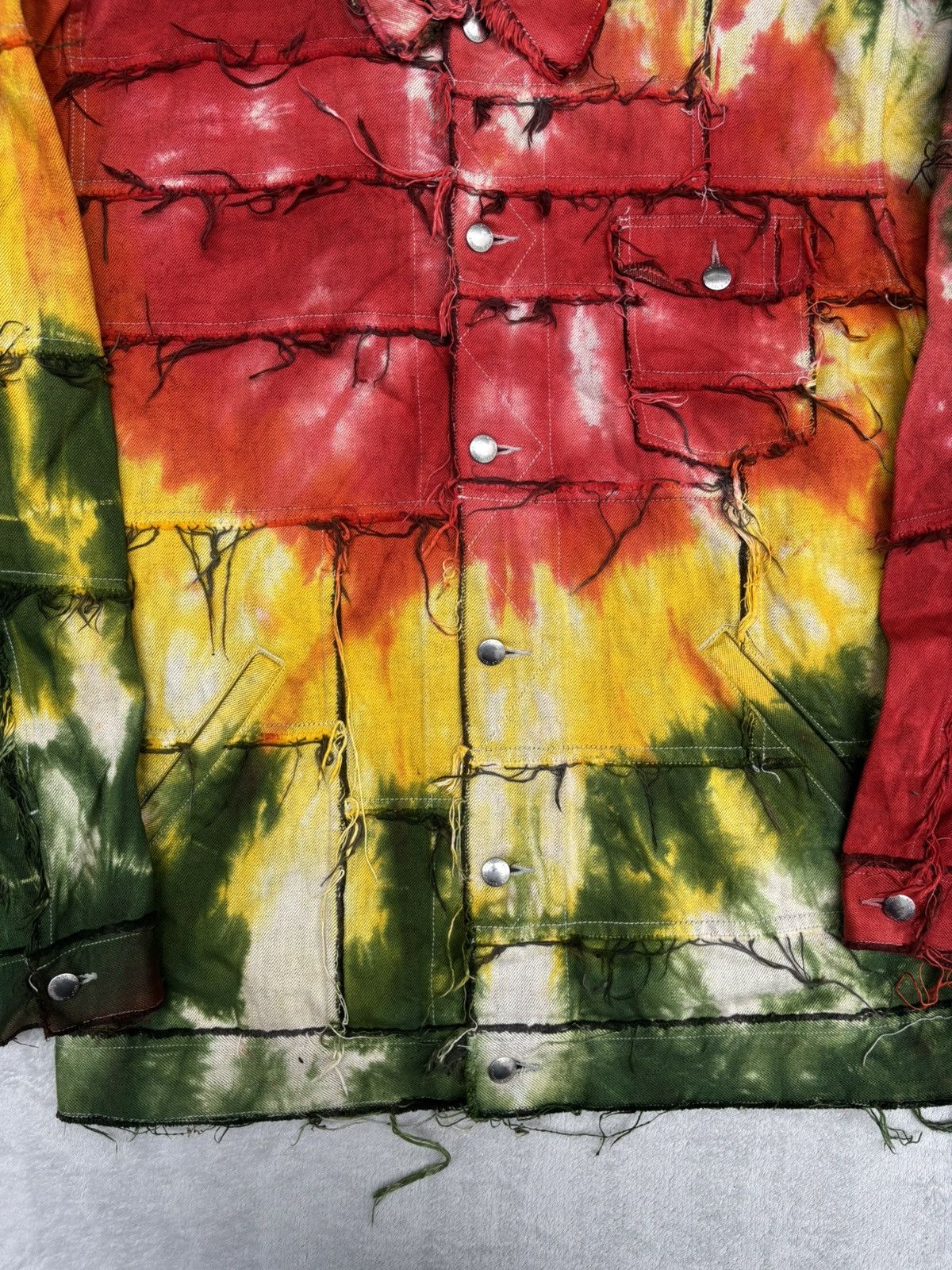 NEXUSVII Rare NexusVII x Psychopath Deconstructed Denim Jacket Size US XL / EU 56 / 4 - 7 Thumbnail