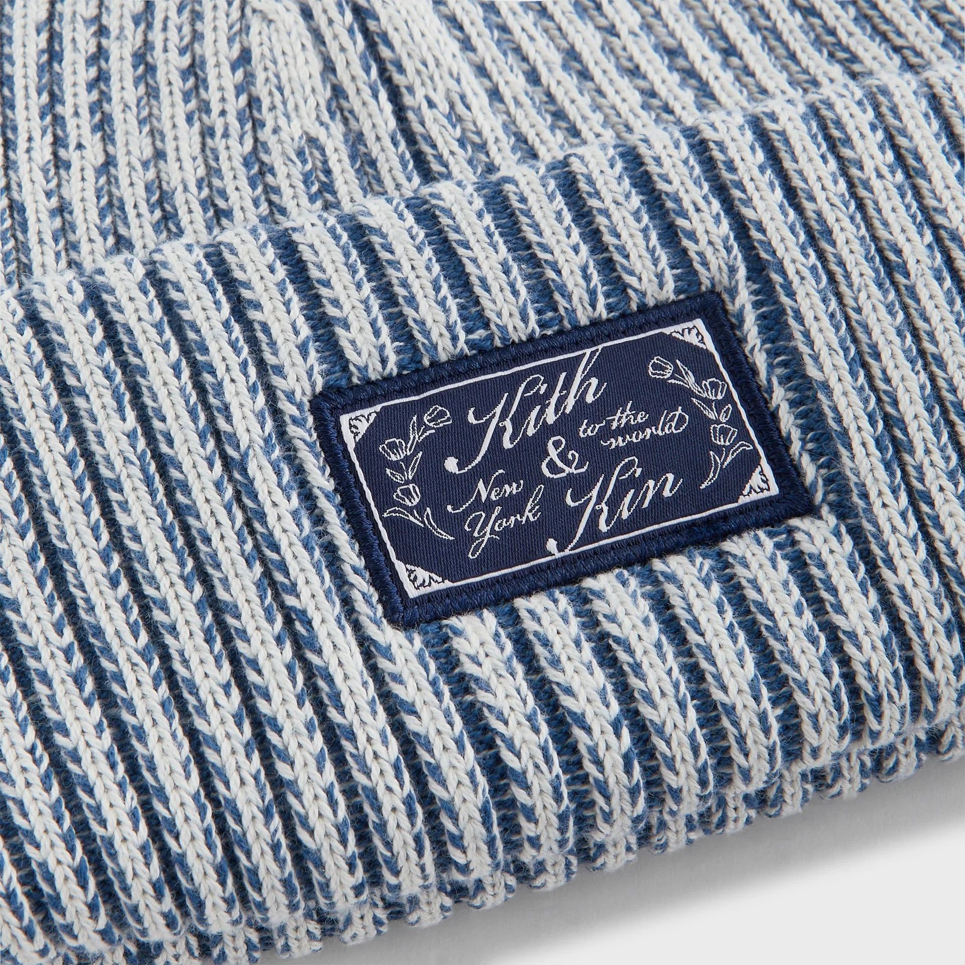 Kith Kith Two-Tone Cotton Yarn Mia Beanie Size ONE SIZE - 2 Thumbnail