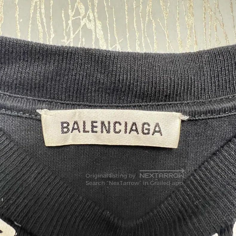 Balenciaga Balenciaga Full-print logo barrage long-sleeved shirt Size US XS / EU 42 / 0 - 3 Thumbnail