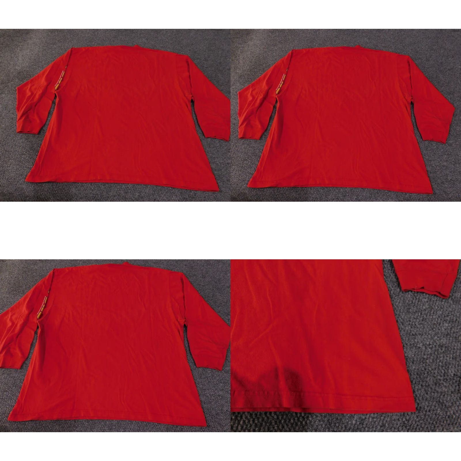Fubu VINTAGE FUBU Shirt Mens 2XL Red 90s USA Pro National Athletics Sports Graphic Print Crew Neck Long Sleeve Hip Hop Streetwear Default Size US XL / EU 56 / 4 - 10 Thumbnail