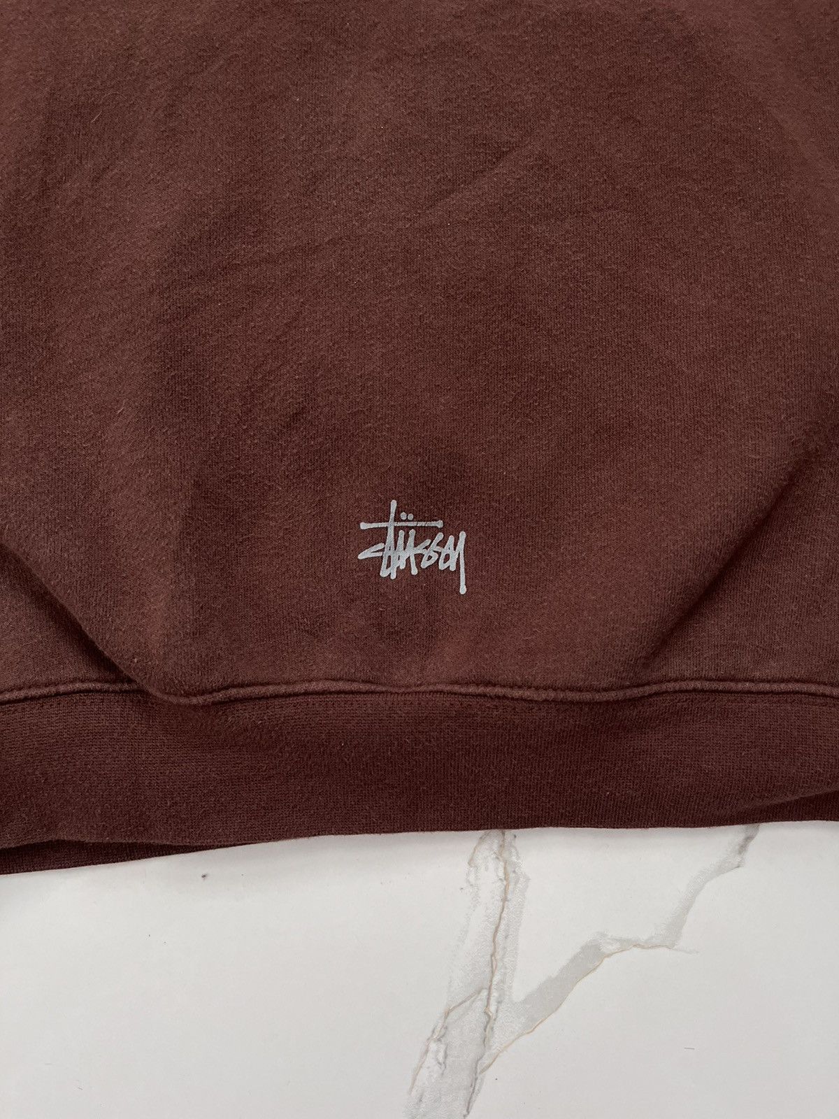 Stussy 00’s STUSSY 02 RARE VINTAGE Y2K BIG LOGO 2 SIDES HOODIE Size US L / EU 52-54 / 3 - 3 Thumbnail