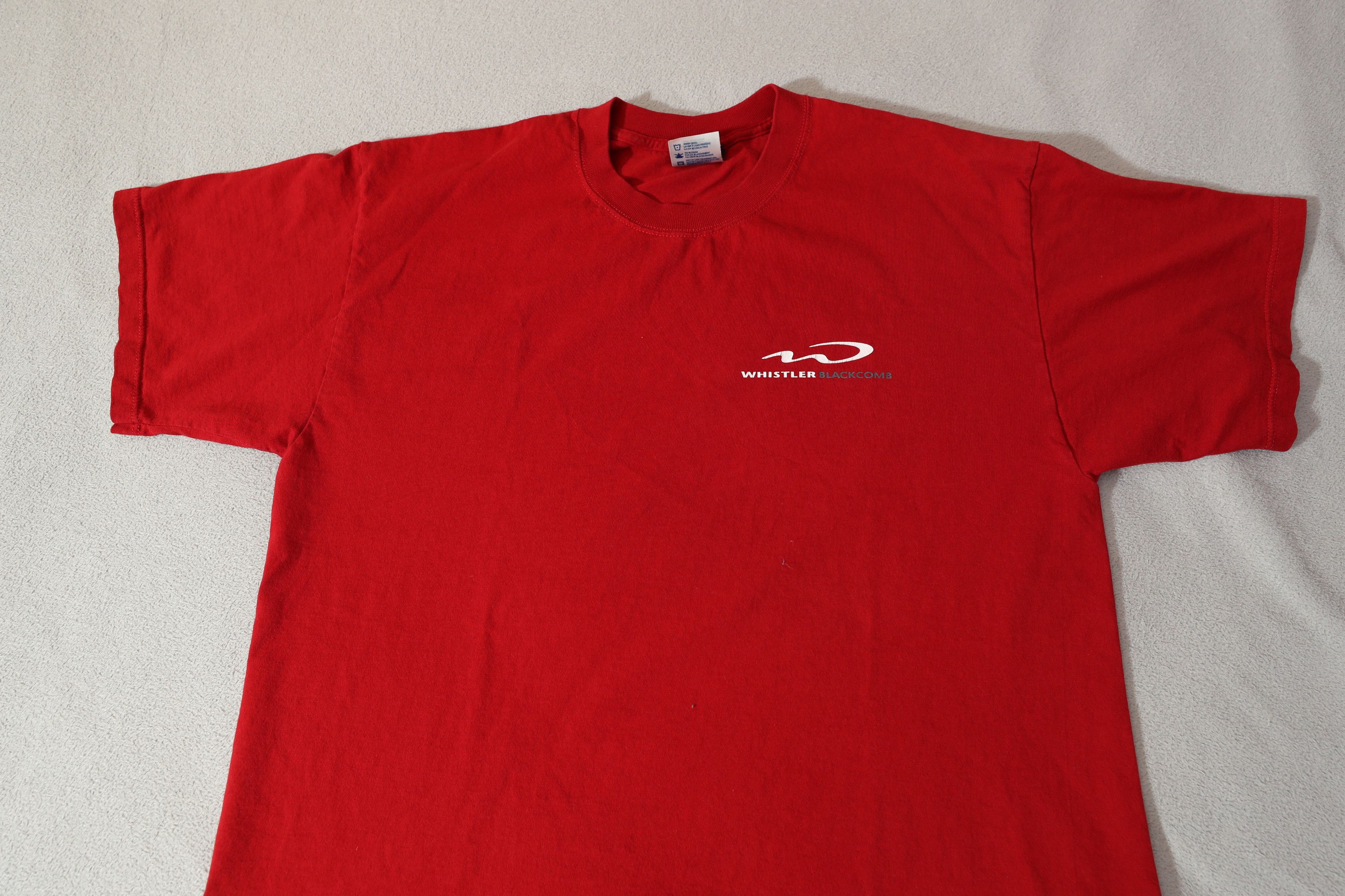 Vintage Whistler Blackcomb Vintage Red Tee (XL) Size US XL / EU 56 / 4 - 3 Thumbnail
