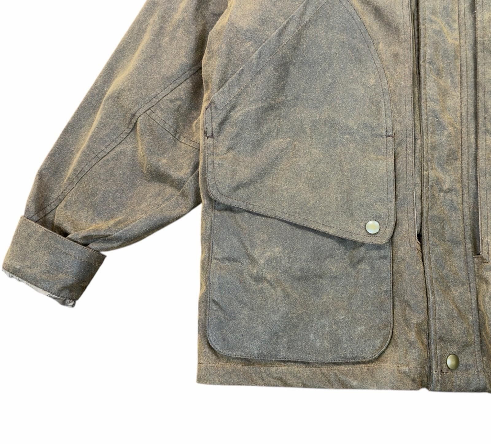 Vintage Browning Dura Wax Cotton Quilted Field Jacket Brown Large Size US L / EU 52-54 / 3 - 3 Thumbnail