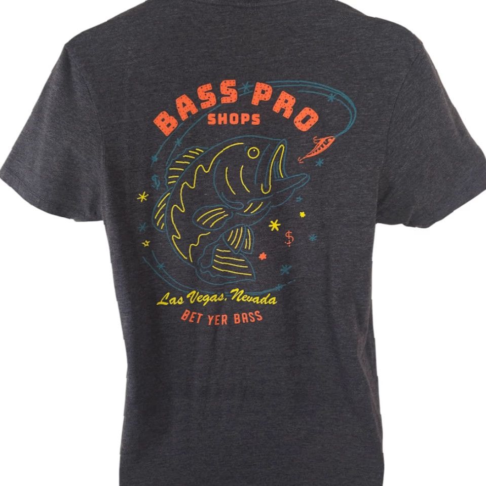 Bass Pro Shops Bass Pro Shops T Shirt Mens Size Medium Gray Las Vegas Bet Your Bass Souvenir Shirt Mens Gray Fishing Hunting 90s? Size US M / EU 48-50 / 2 - 4 Thumbnail