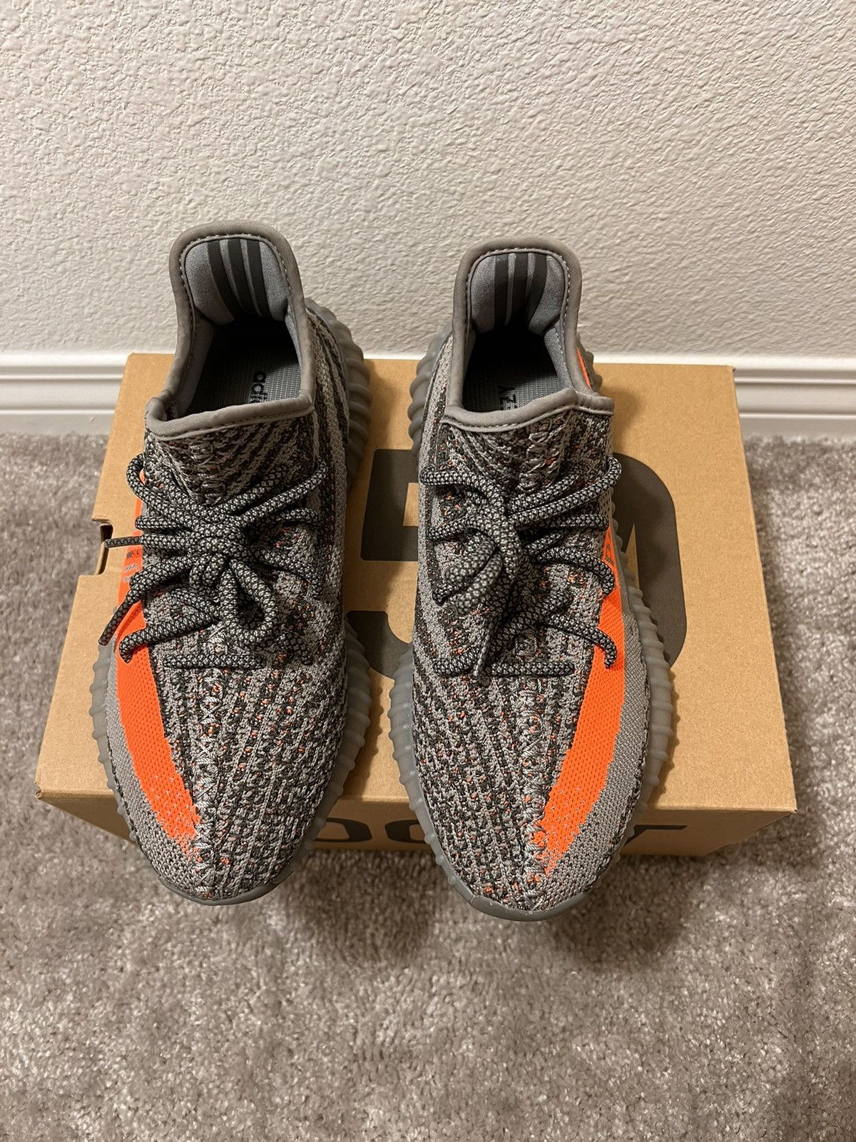 image of Adidas x Kanye West Yeezy Boost 360 V2 Beluga Reflective Size 7.5 Men Shoes in Grey