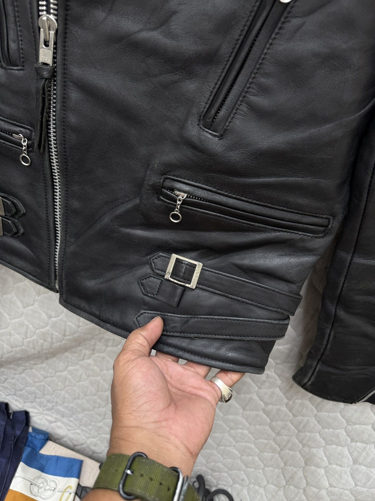 Genuine Leather 🔥🔥🔥ARCHIVE R.B.C ROAD MASTERS LEATHER JACKET Size US S / EU 44-46 / 1 - 12 Thumbnail