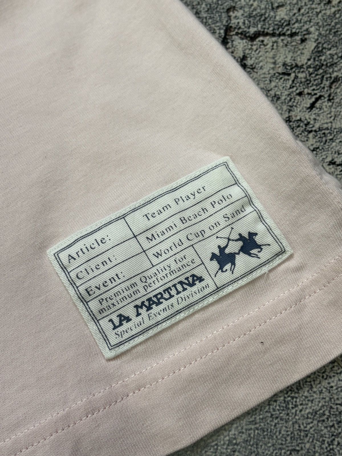 La Martina La Martina Argentina Ocean Polo Club Pink Patch Logo XXL Size US XXL / EU 58 / 5 - 8 Thumbnail
