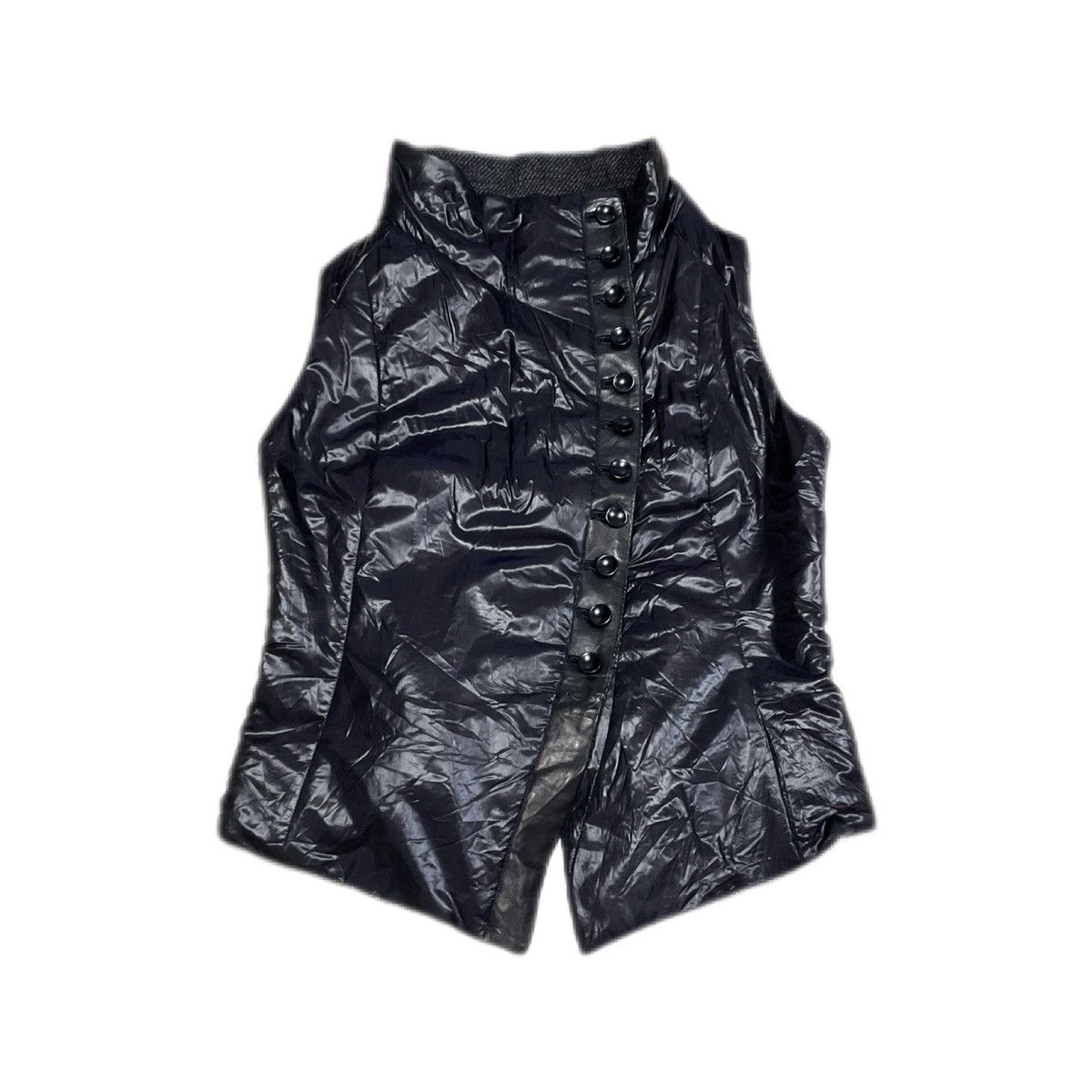 🔥Sick Y2K Bajra Reversible Wool Down Leather Vest
