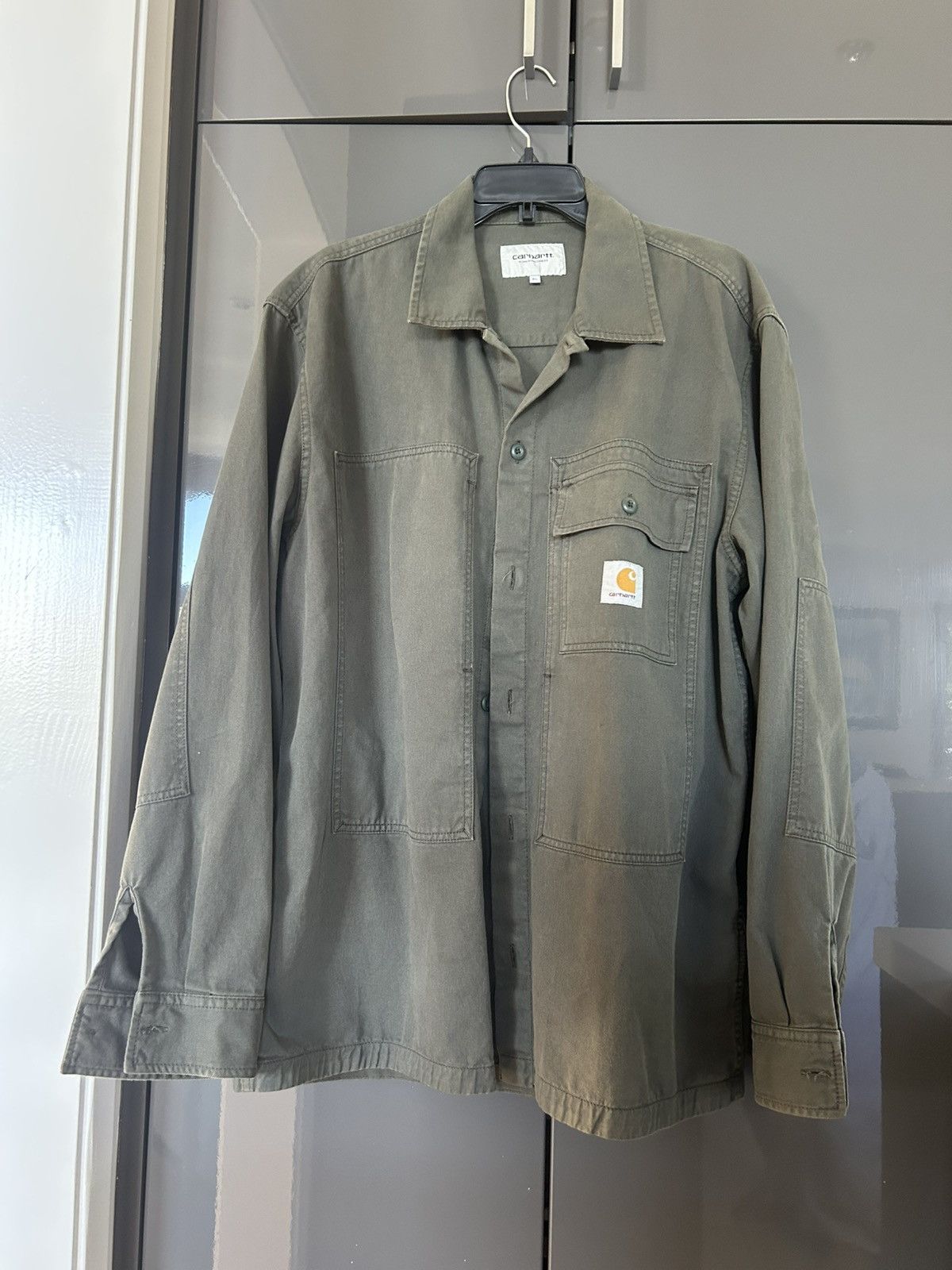 Carhartt Wip CARHARTT WIP Charter Logo Patch Overshirt Size US XL / EU 56 / 4 - 2 Thumbnail