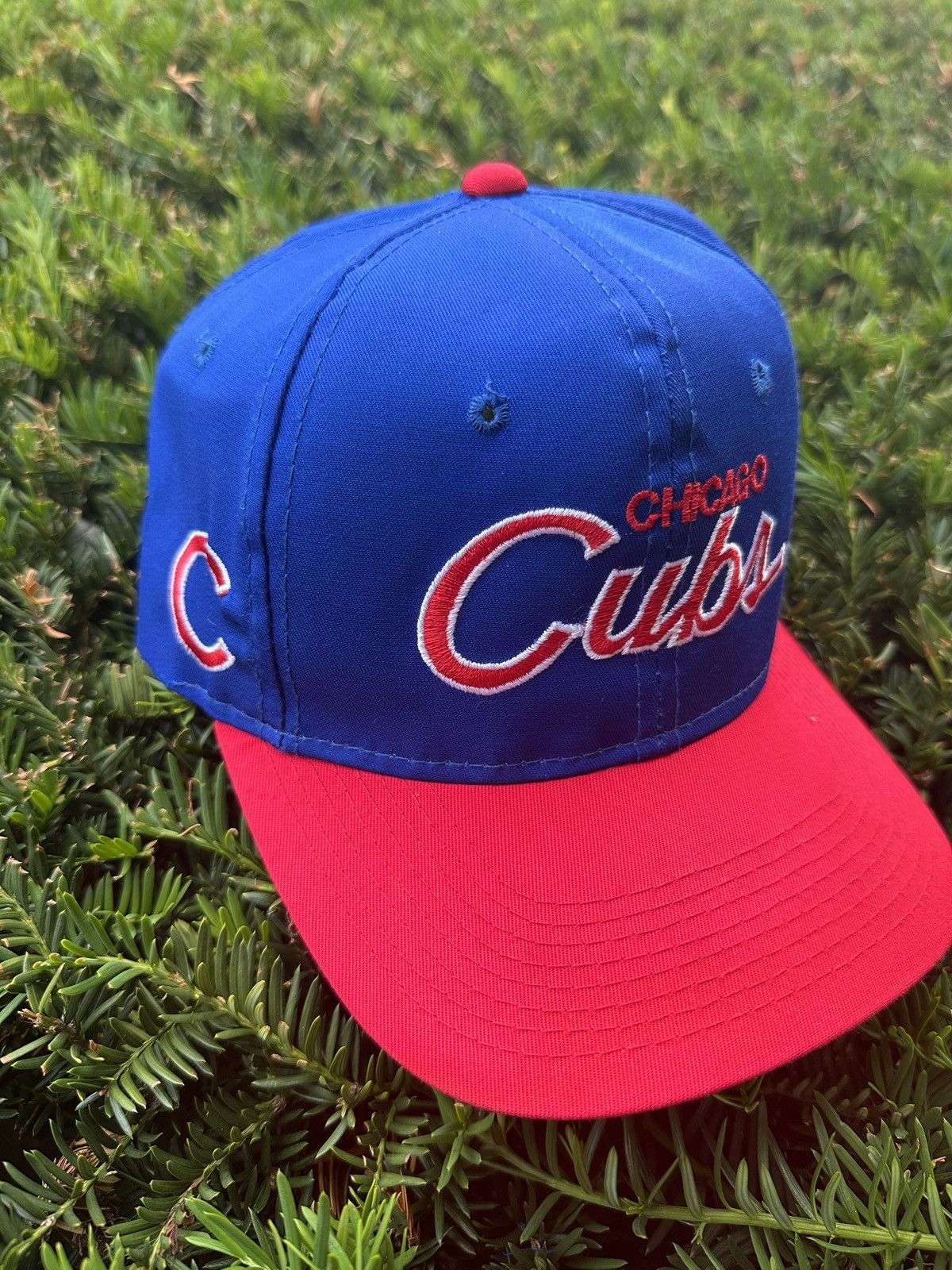 Sports Specialties Vintage Chicago Cubs Sports Specialties Script SnapBack Hat Size ONE SIZE - 1 Thumbnail