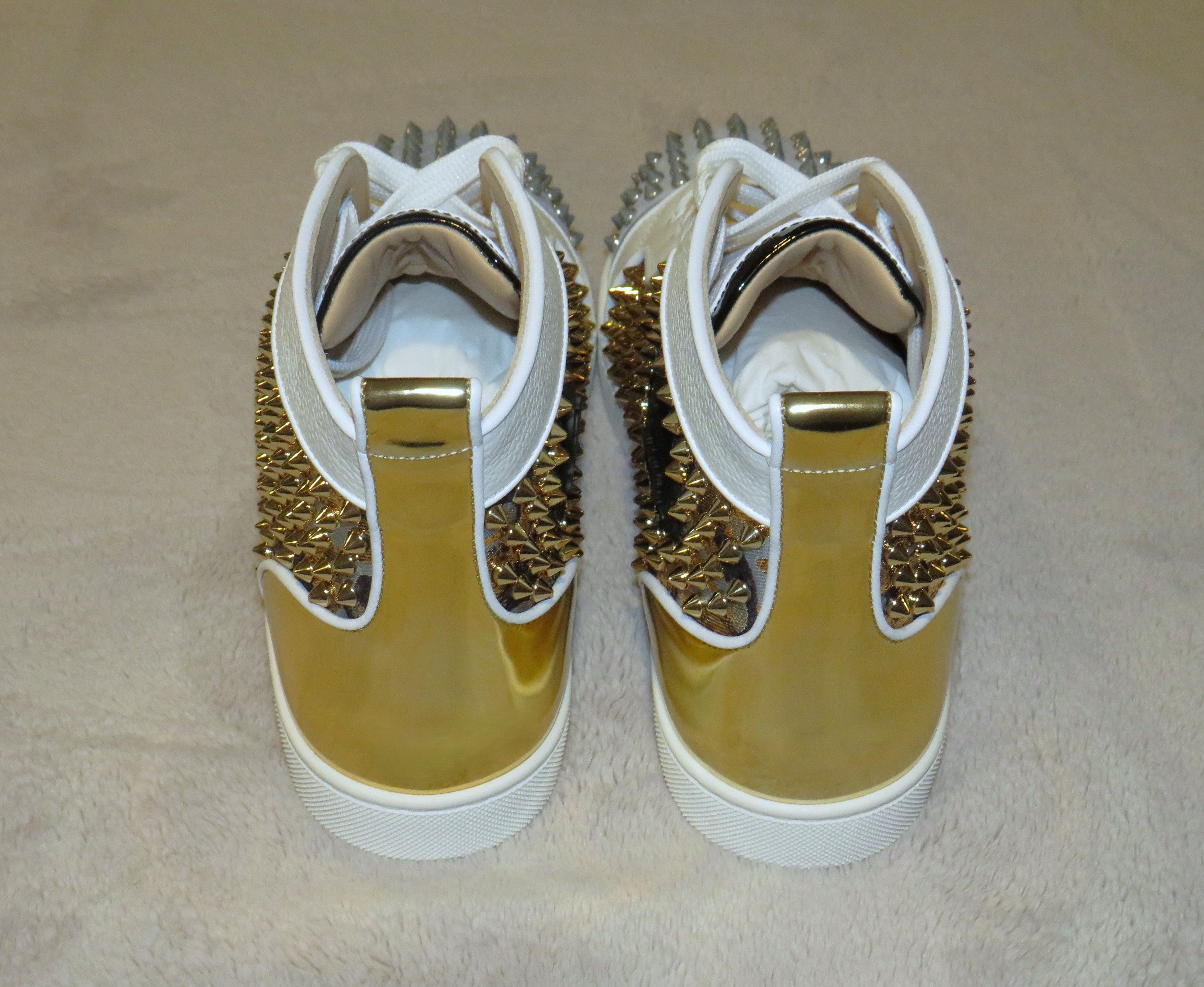 Christian Louboutin ouis Orlato High Top Camo Spiked Sneakers Size 9 NWB Size US 9 / EU 42 - 6 Thumbnail
