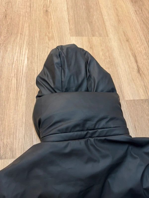 Maniere De Vior Maniere De Voir Wrap Neck Puffer Jacket Vegan Leather 4 M Size L / US 10 / IT 46 - 10 Thumbnail