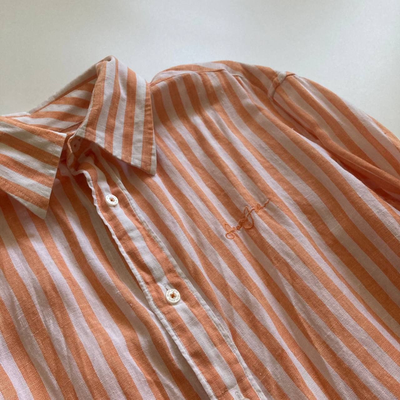 Sean John Vintage Sean John Bad Boy Records Diddy Linen Shirt Size US L / EU 52-54 / 3 - 3 Thumbnail