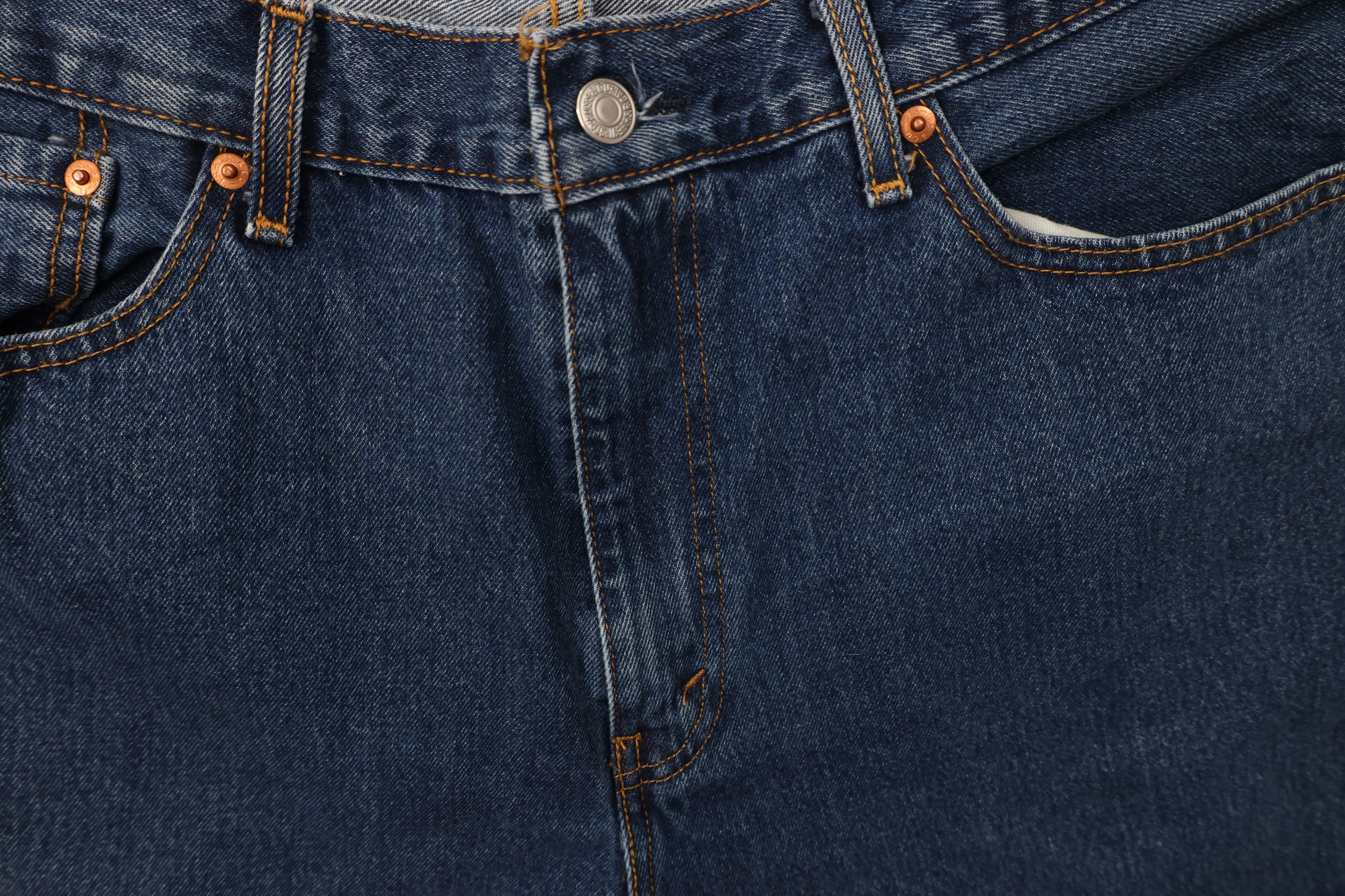 Levi's Vintage Y2K Levis 505 Regular Straight Leg Denim Jeans Blue Size US 38 / EU 54 - 6 Thumbnail