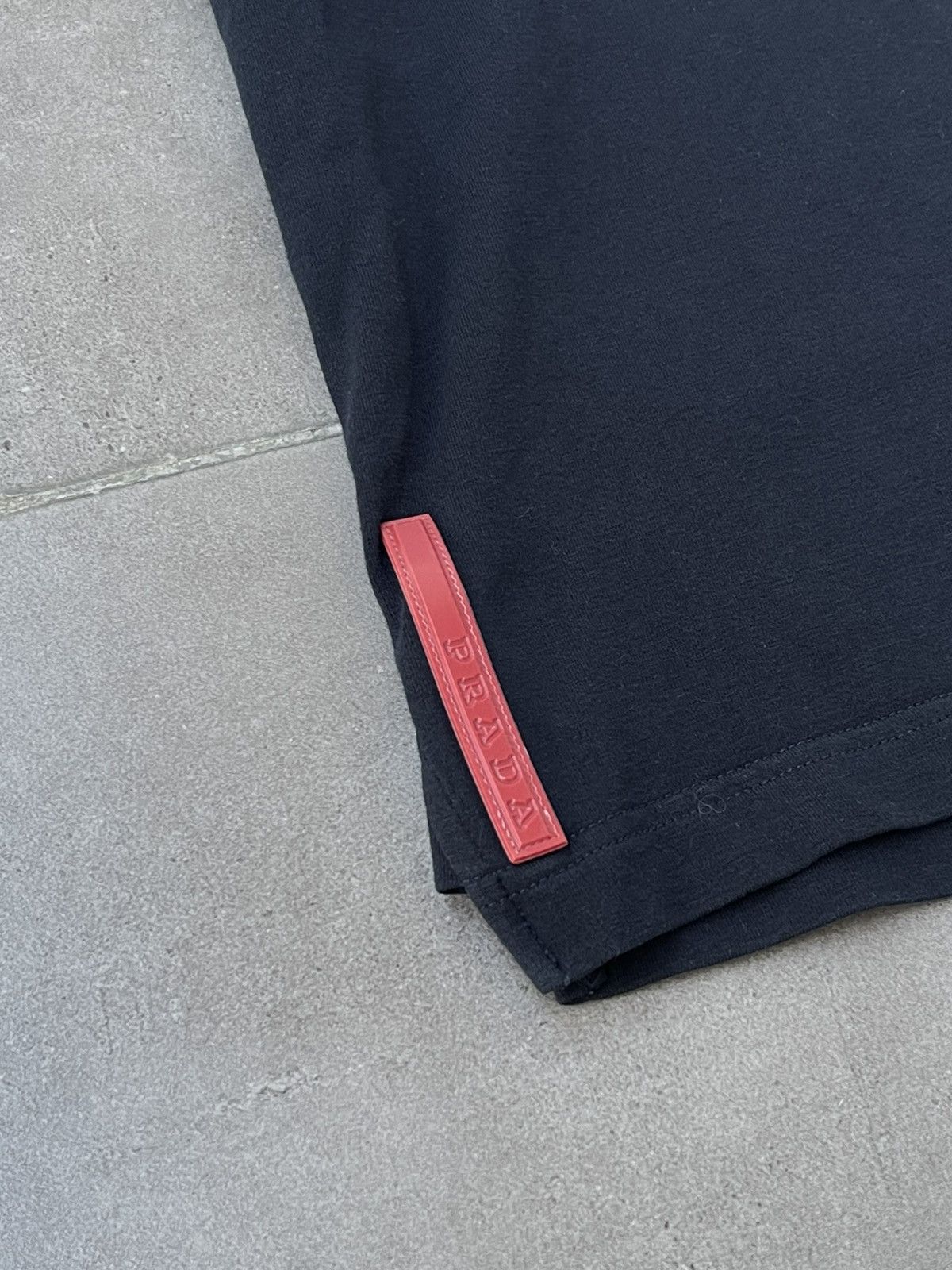 Prada SS11 Prada 1/4 Zip Navy/Black Polo T-Shirt Size US S / EU 44-46 / 1 - 8 Thumbnail