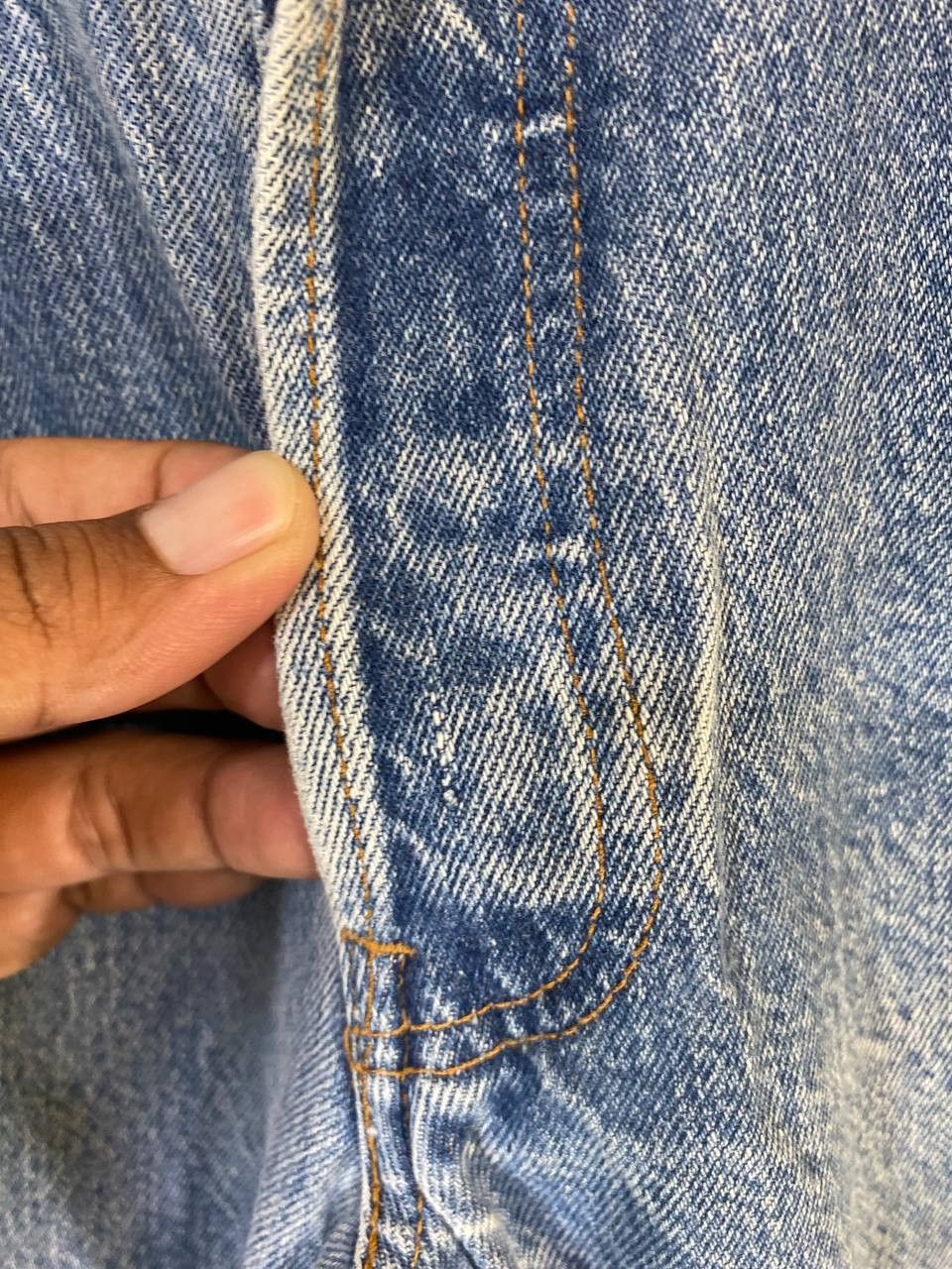 Levi's vintage levis 501 nice faded design denim Size US 29 - 8 Thumbnail