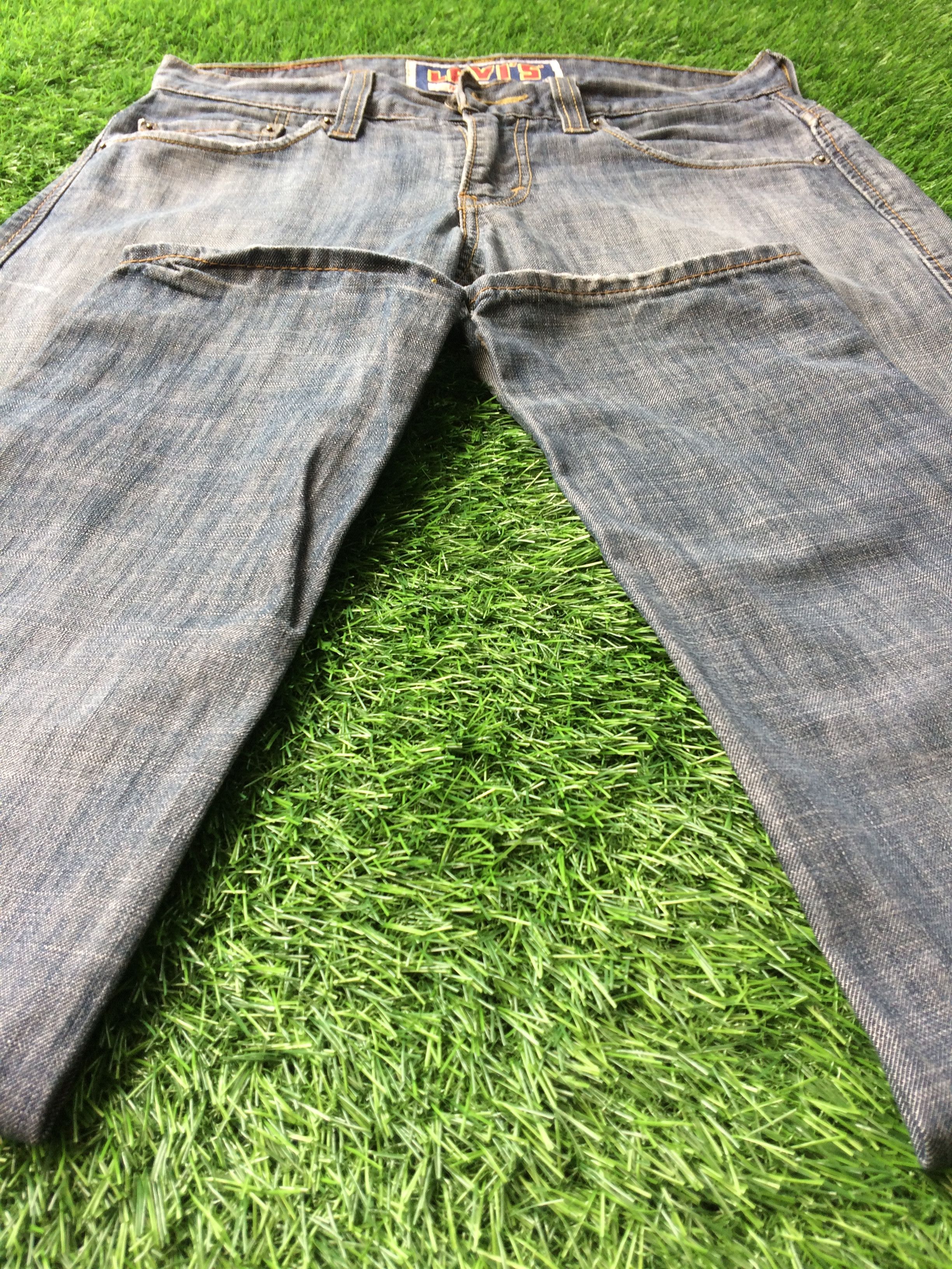 Jean × Unsound Rags Levis 511 Ripped Butt Skinny Jeans D-756 Size 30" / US 8 / IT 44 - 6 Thumbnail