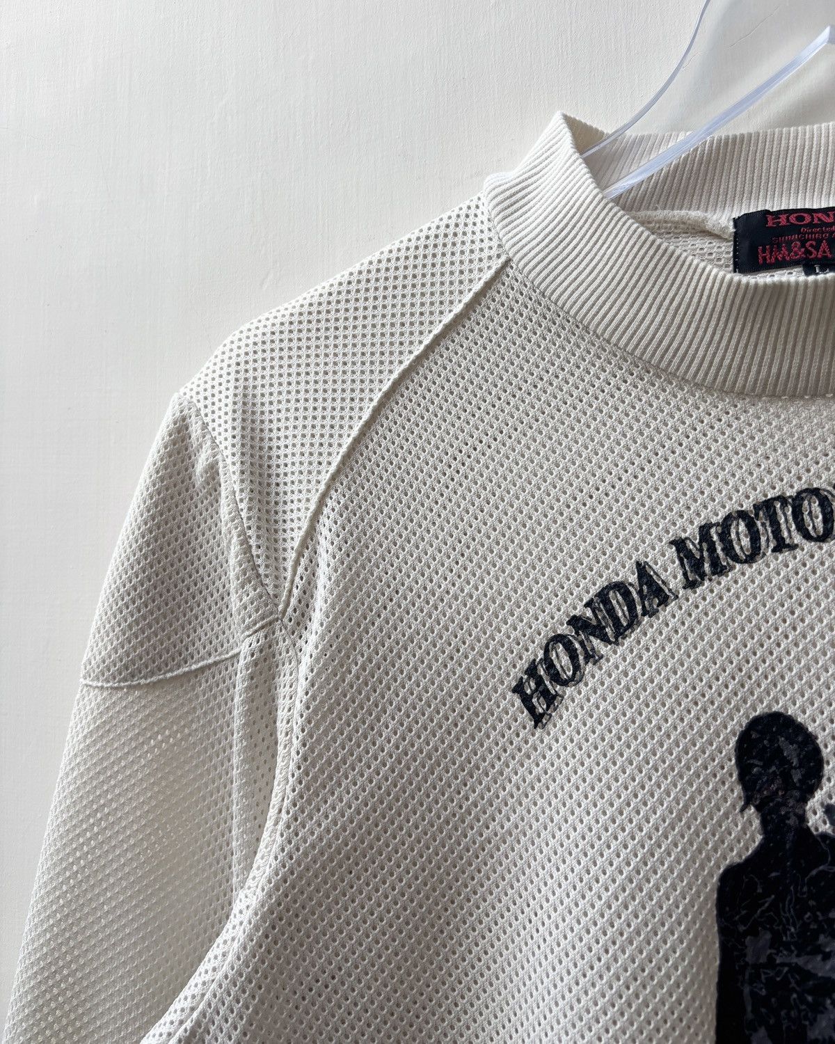 Japanese Brand 1990s Shinichiro Arakawa x Honda Padded Centaur Mesh Jersey Size US L / EU 52-54 / 3 - 5 Thumbnail