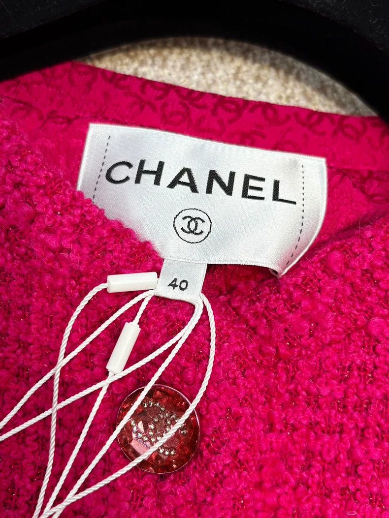 Chanel Chanel 21K rose double C diamond buckle braided long-sleev Size S / US 4 / IT 40 - 6 Thumbnail