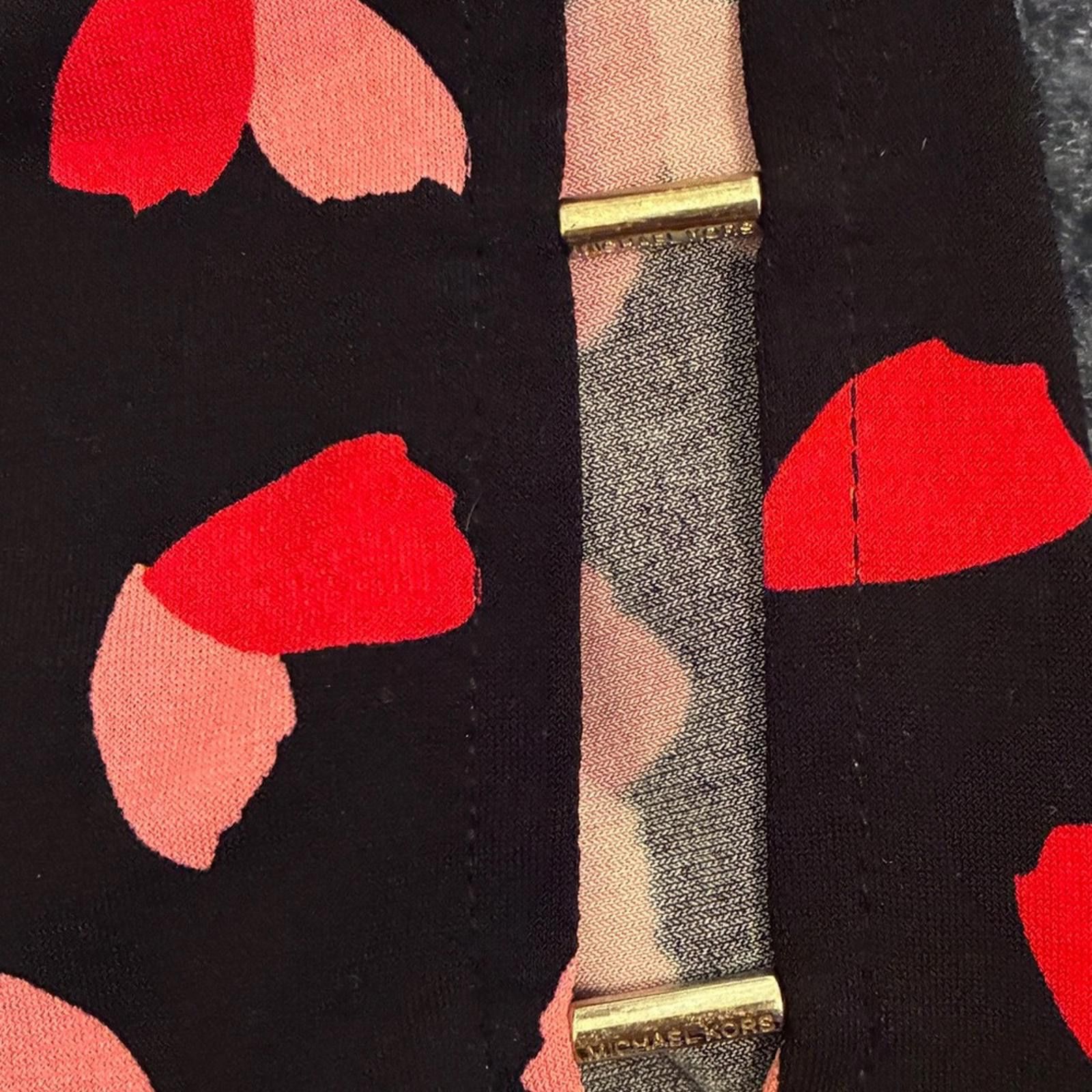 Michael Kors Michael Kors Women's Black and Red Heart Print Blouse XL Size XL / US 12-14 / IT 48-50 - 8 Thumbnail