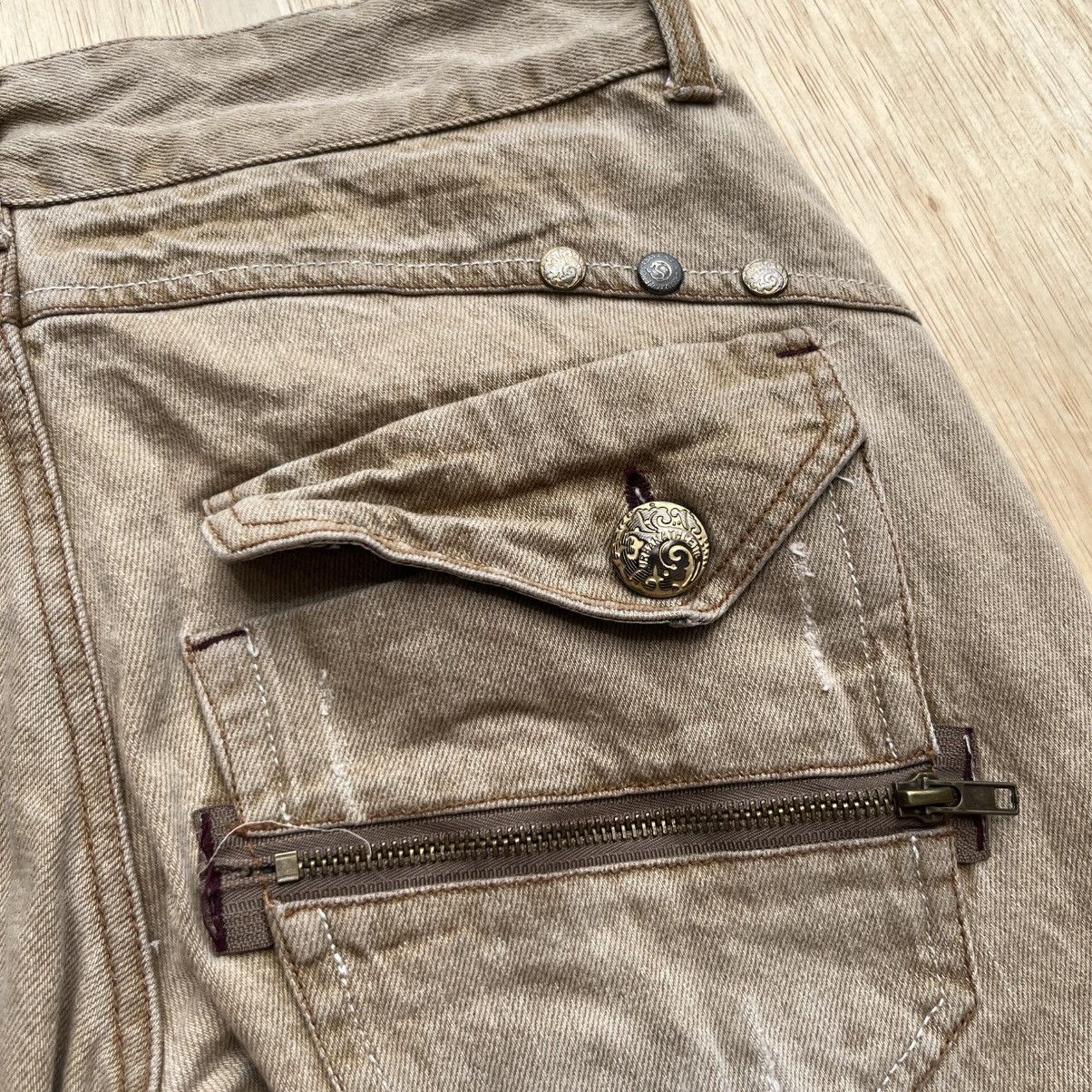 Tornado Mart OIL CAKE JAPANESE BRAND FADED FLARE BOOT CUT DENIM Size US 31 - 10 Thumbnail