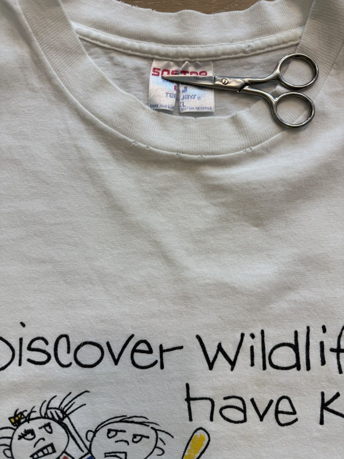 Other Vintage Graphic Tee Discover Wildlife Size US L / EU 52-54 / 3 - 4 Thumbnail