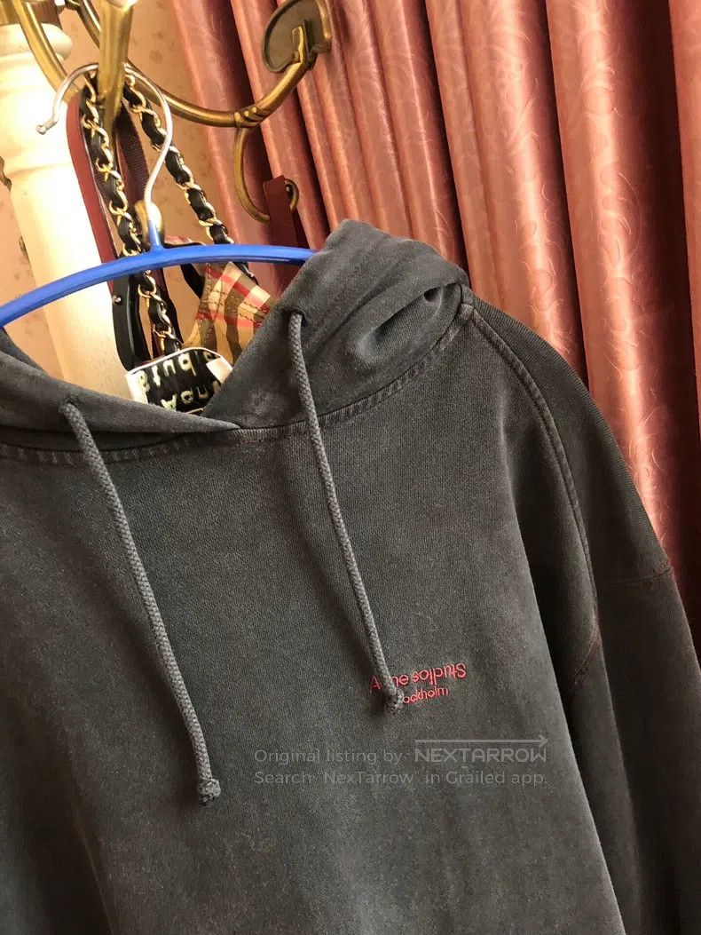 Acne Studios Acne Studios Burgundy Wool Sweater, Loose Fit Size XXS / US 00 / IT 34 - 8 Thumbnail