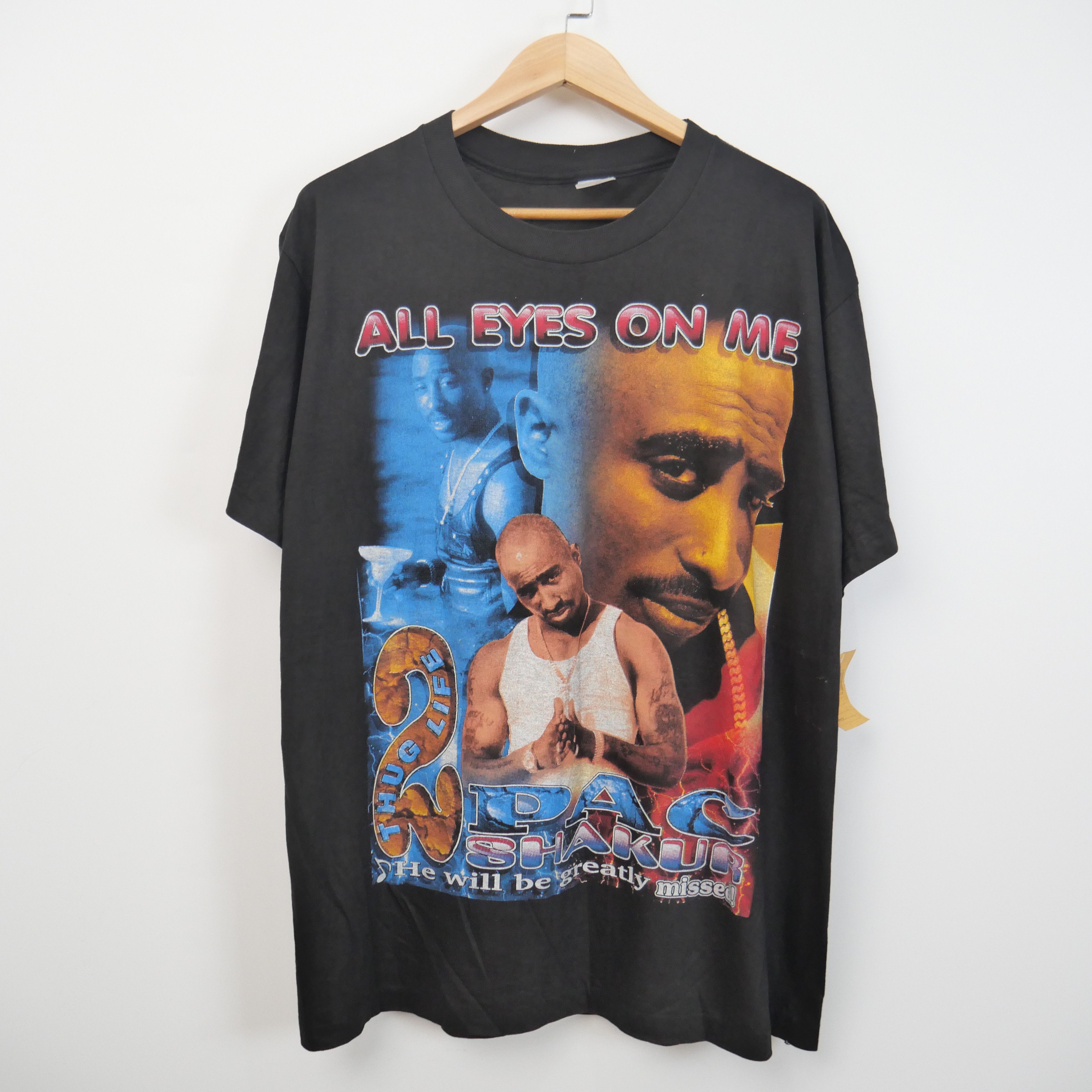 Other Vintage 2Pac 90s Shirt Size US XL / EU 56 / 4 - 1 Thumbnail