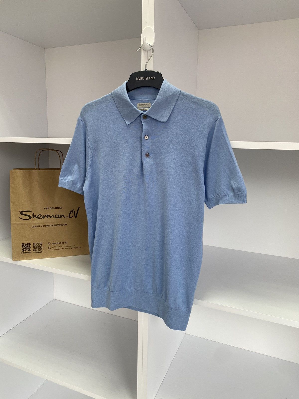 Designer × Vintage Vintage Gutteridge cotton and silk Polo shirt Size US M / EU 48-50 / 2 - 4 Thumbnail