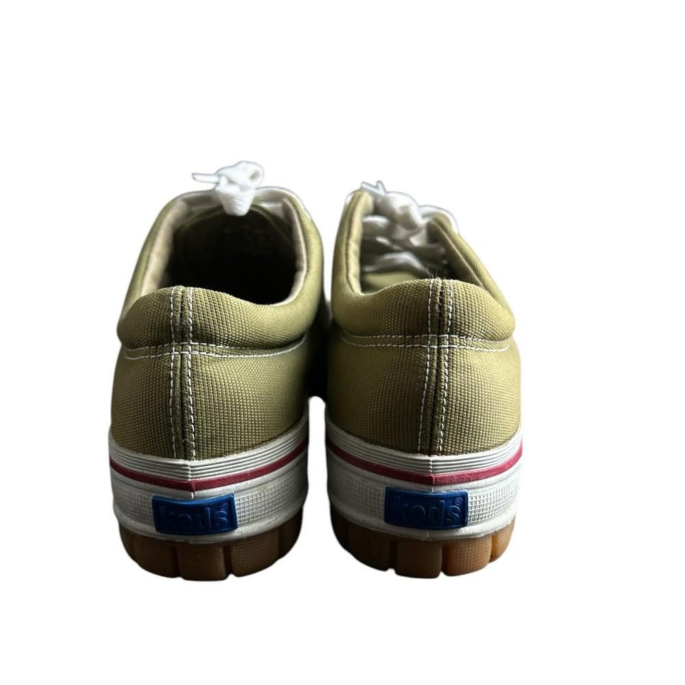 Keds Keds Olive Green Canvas Sneakers - Women's Size 7 Size US 7 / IT 37 - 4 Thumbnail