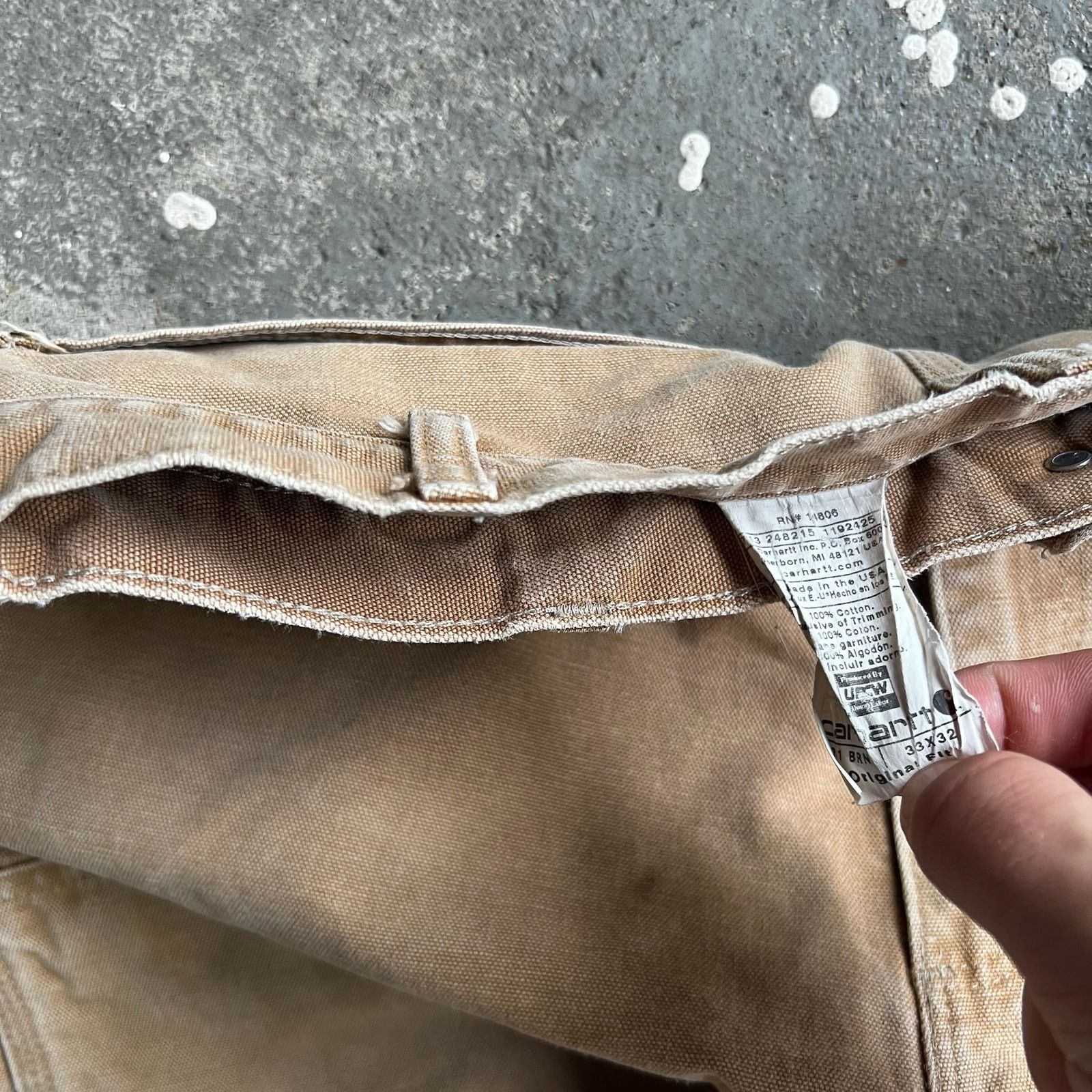 Carhartt × Vintage Carhartt brown double knee work wear carpenter pants Size US 31 - 7 Thumbnail