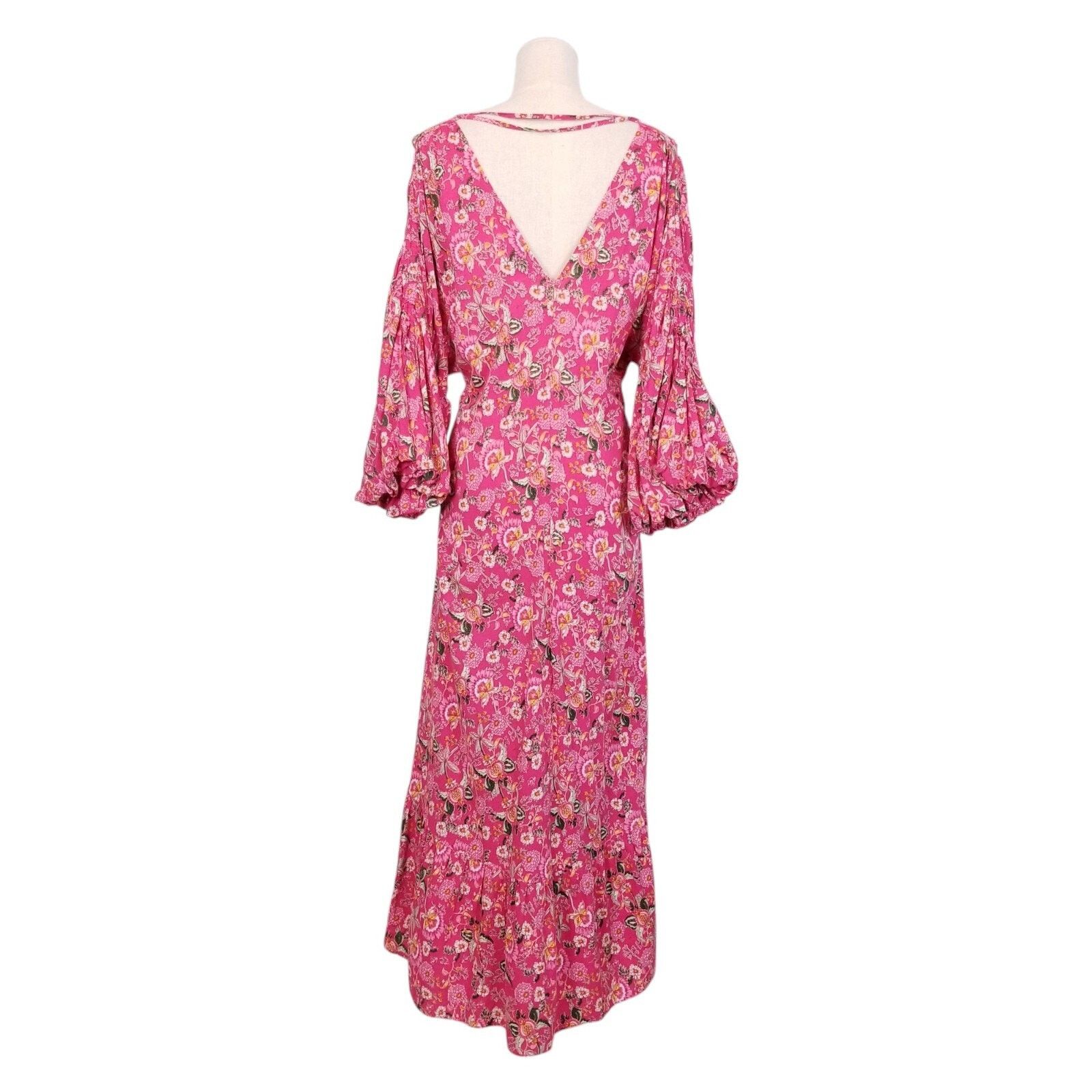 MISA Los Angeles MISA Los Angeles Pink Johanna Dress Sz Large Size L / US 10 / IT 46 - 4 Thumbnail